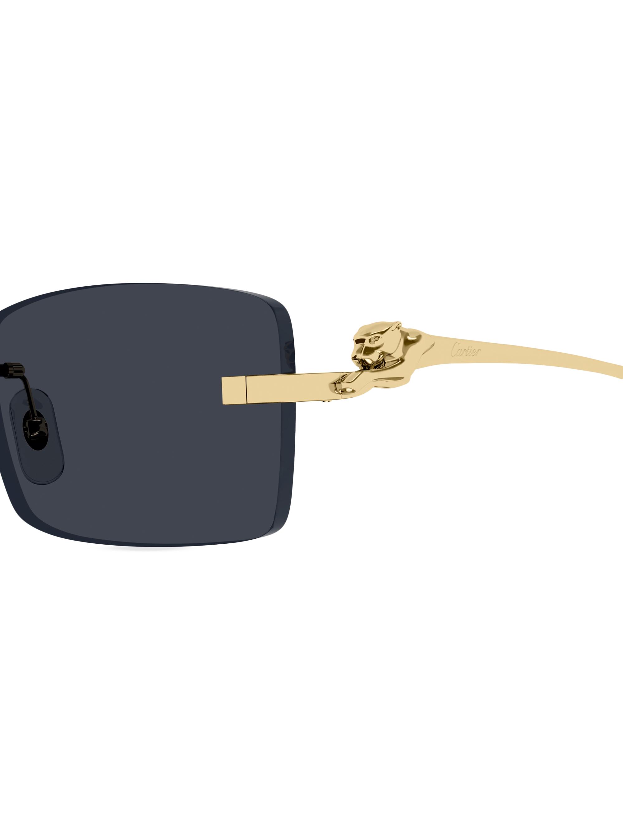 Cartier Panthère Classic 58MM Rectangular Sunglasses