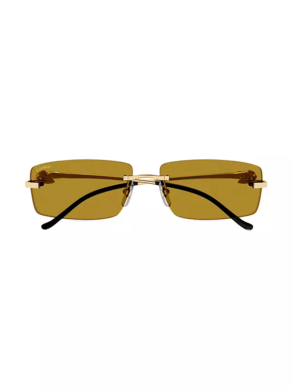 Cartier Panthère Classic 58MM Rectangular Sunglasses