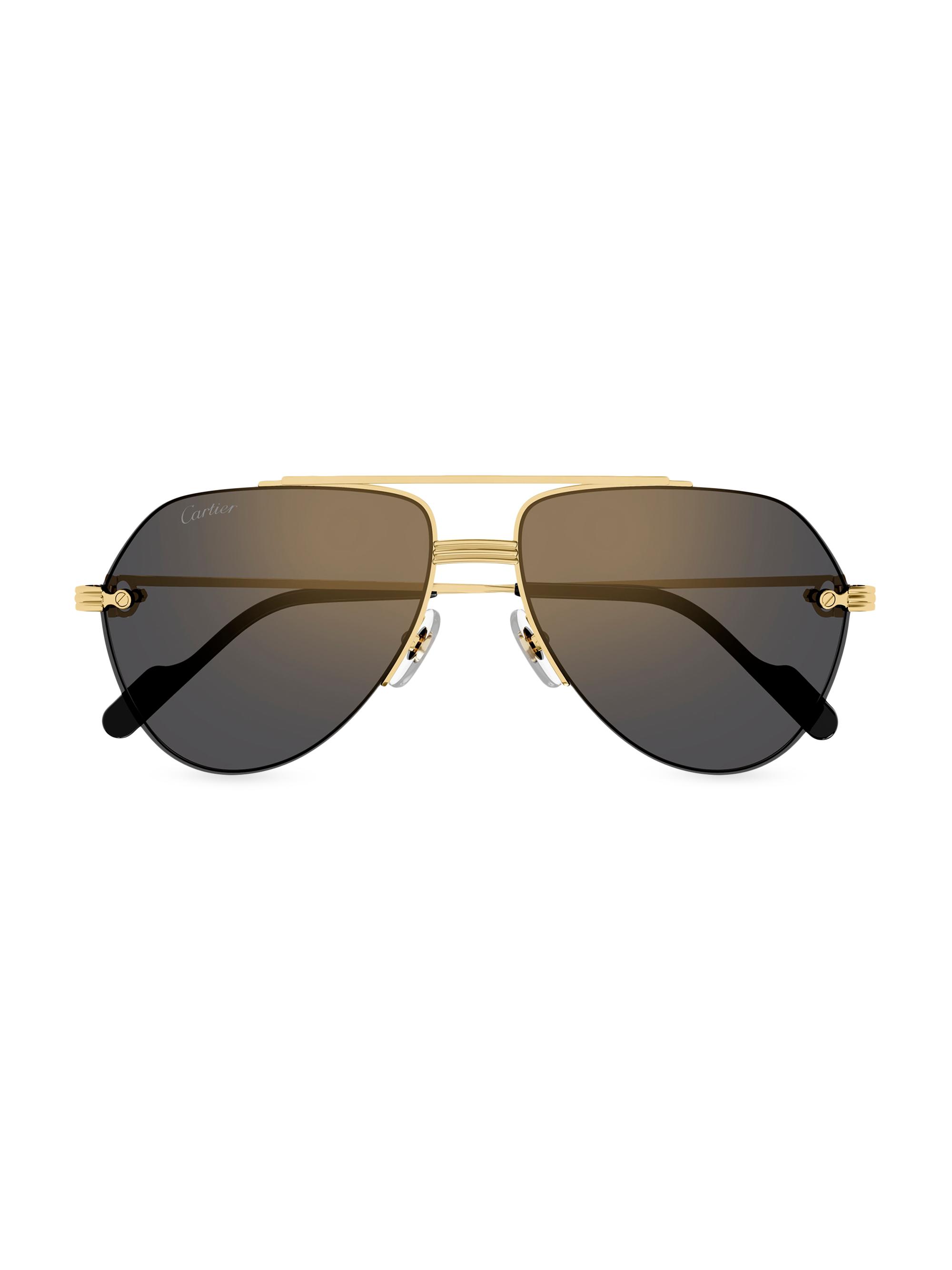洋楽 DAIKITSUNETATHEFIRSTSUITE FOR CARTIER Cartier Première De Cartier 58MM Rimless Pilot Sunglasses | Saks