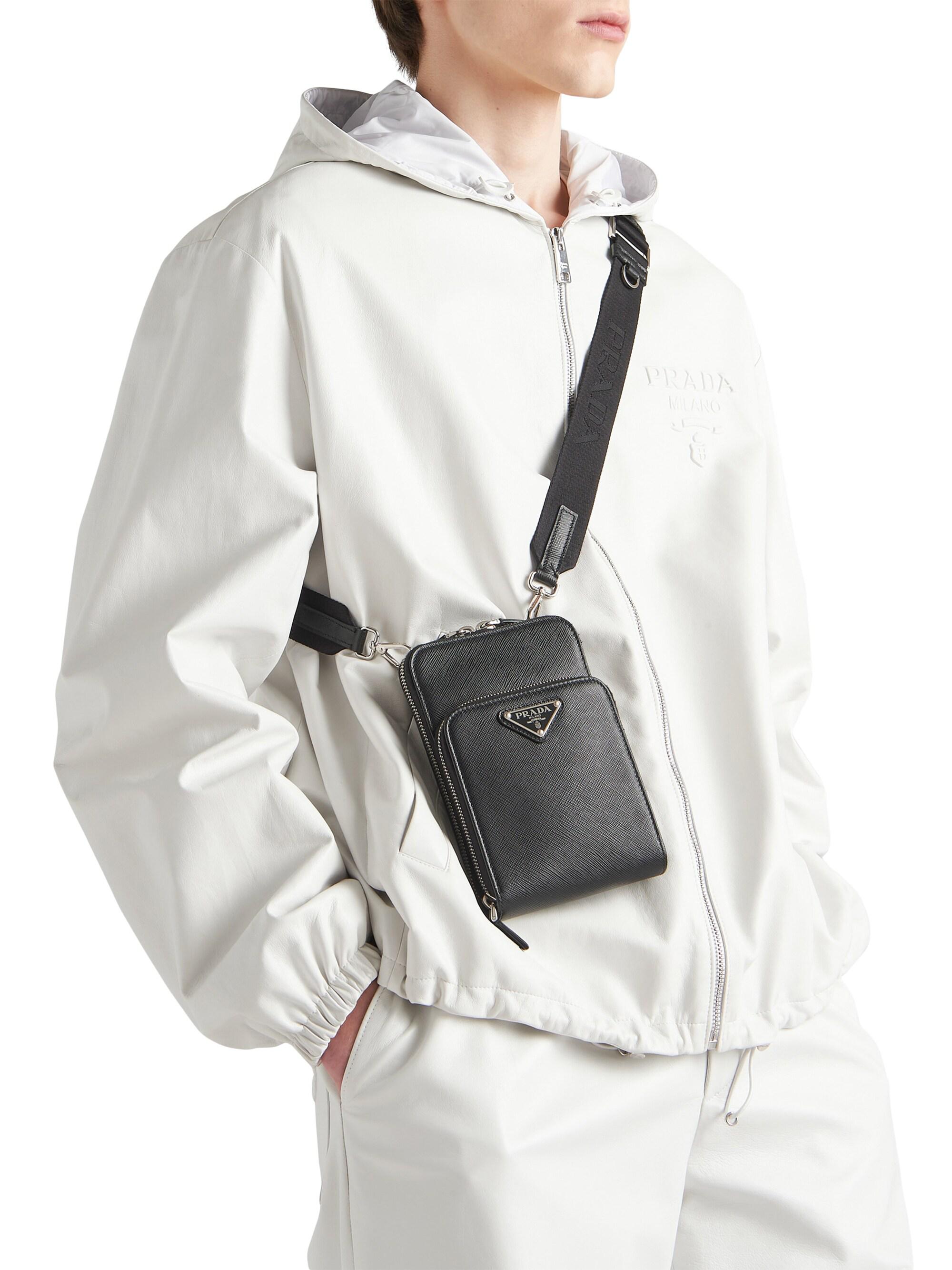 Prada Saffiano Leather Smartphone Case | Saks Fifth Avenue