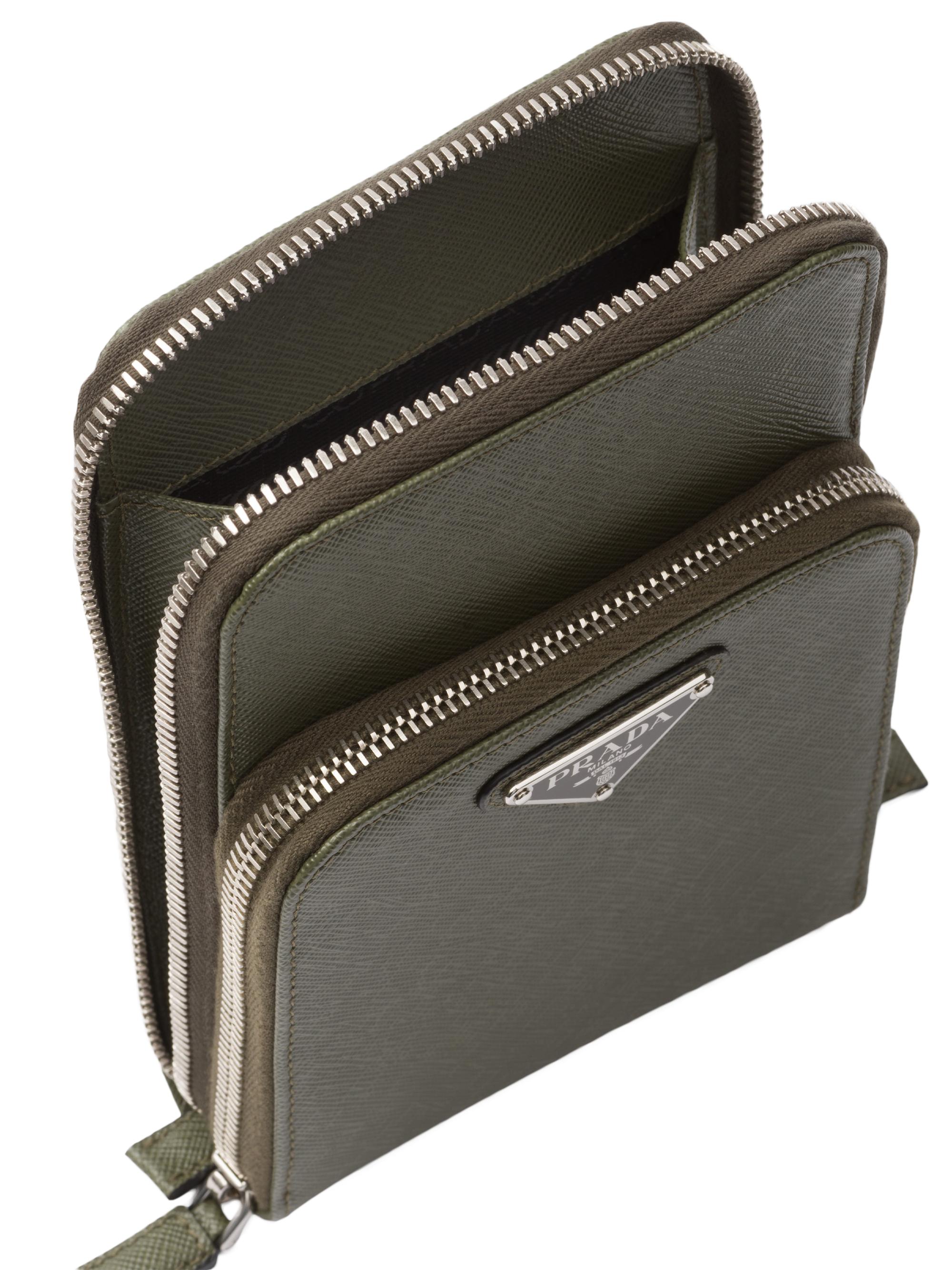 Prada Saffiano Leather Smartphone Case | Saks Fifth Avenue