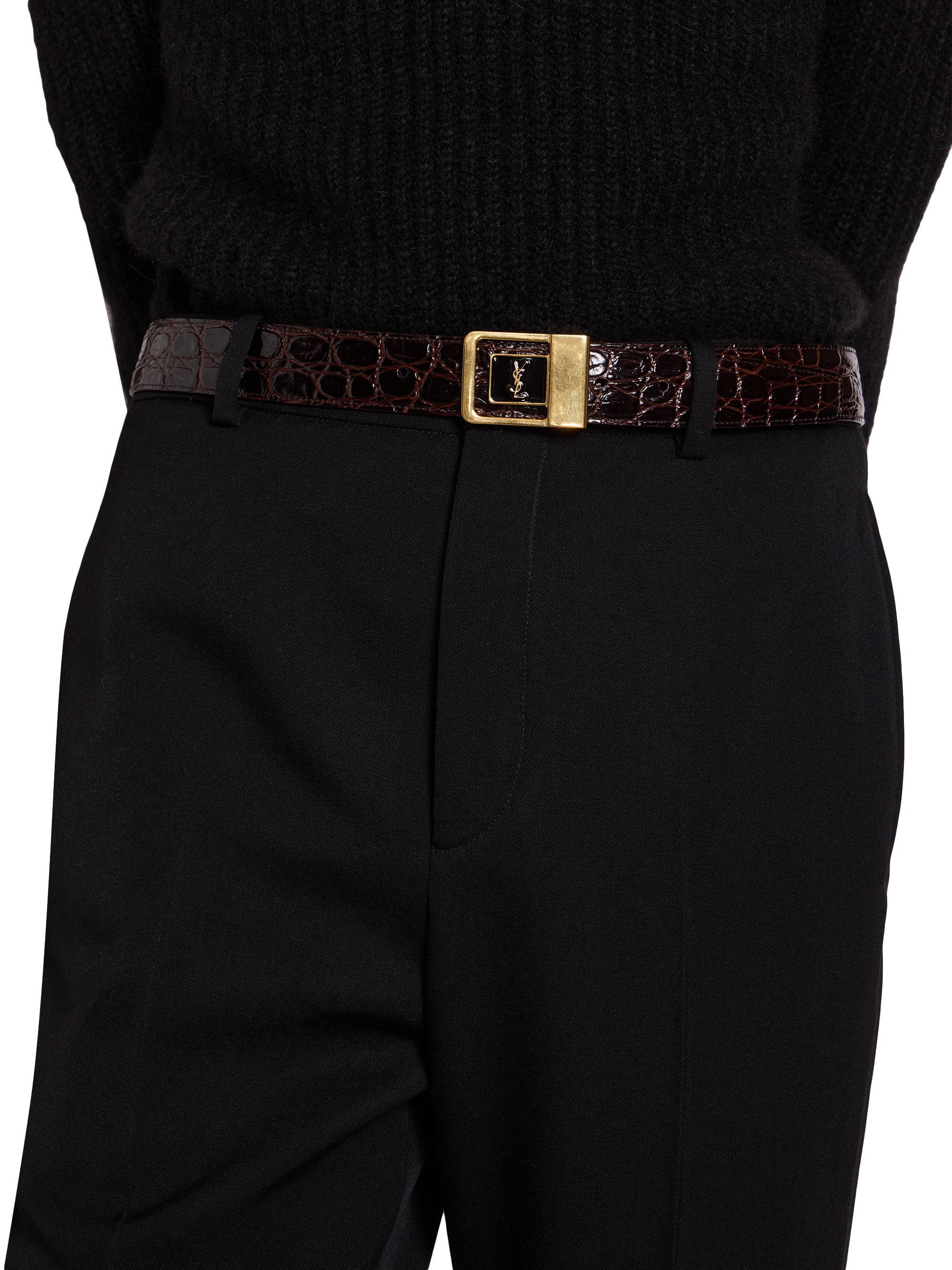 サンローランパリ　HORSESHOE BUCKLE BELT サンローランパリ HORSESHOE BUCKLE BELT