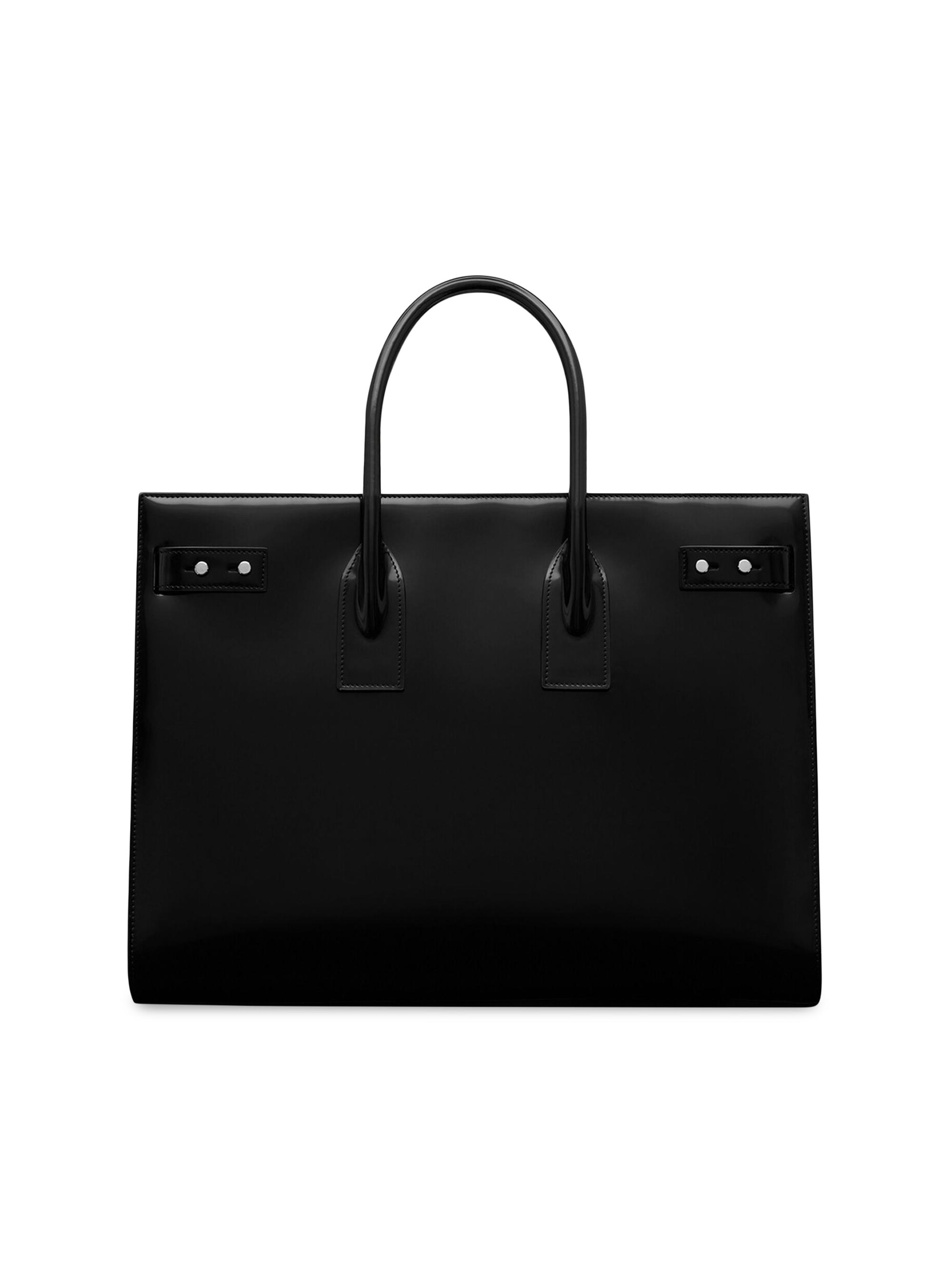 Saint Laurent Sac De Jour Thin Large Tote In Glazed Leather | Saks