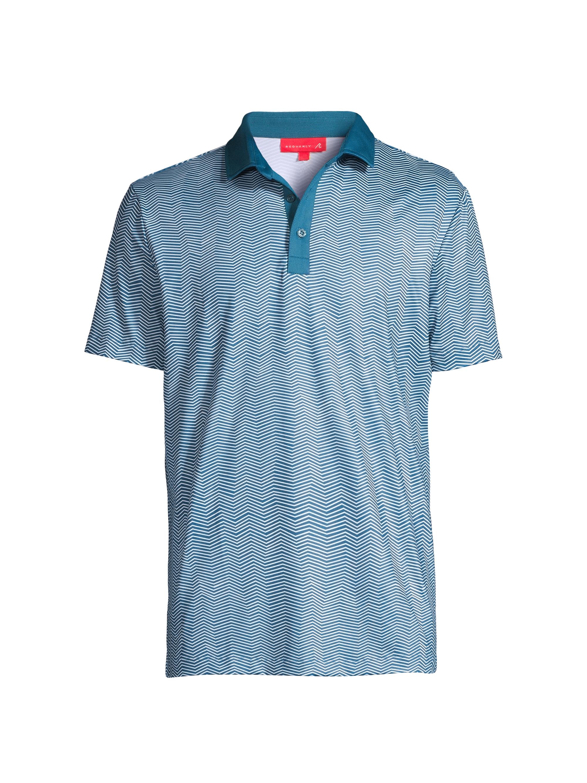 Redvanly Men's Isola Chevron Polo - Corsair
