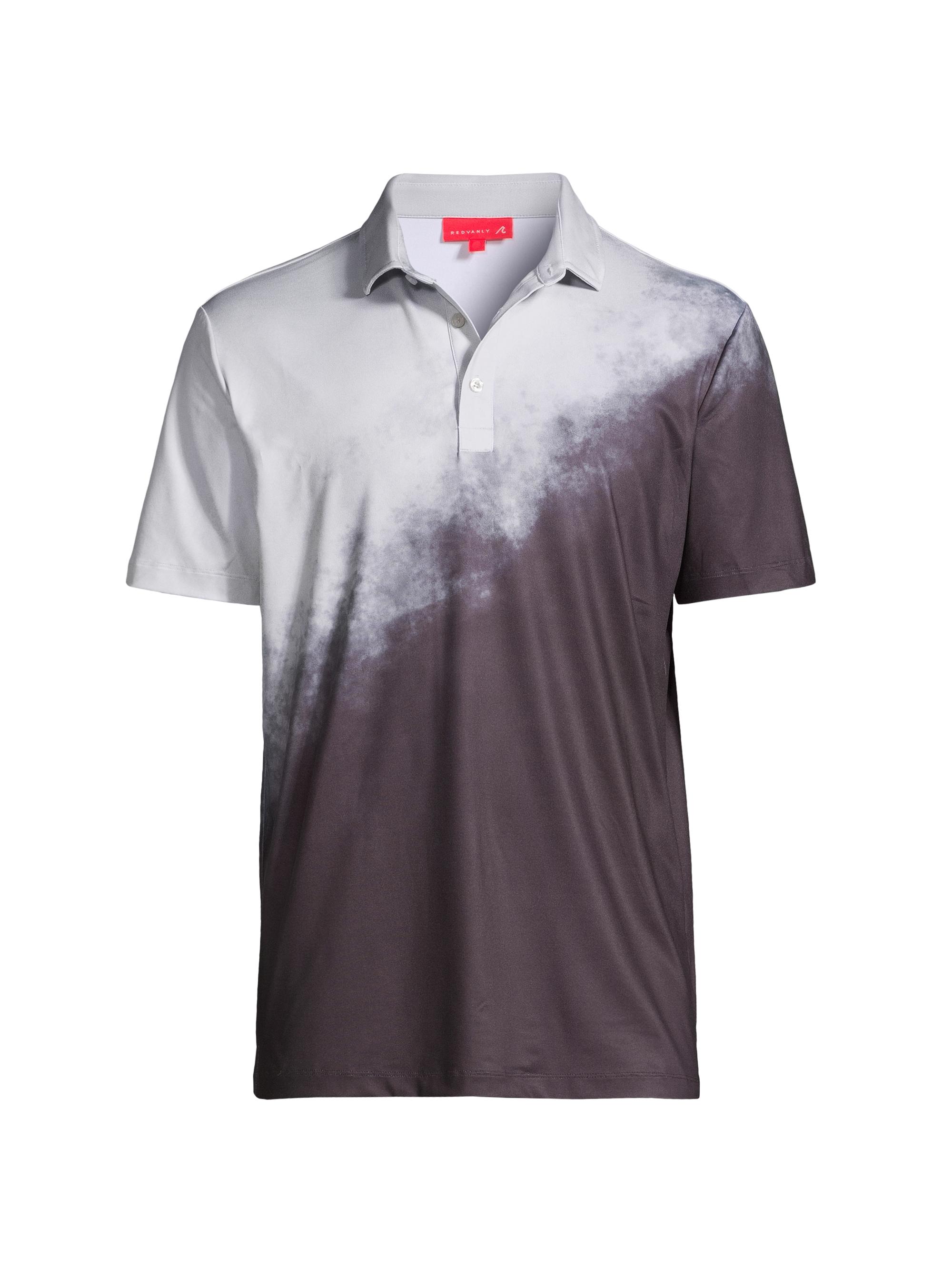 Redvanly Men's Ruxton Ombré Polo Shirt - Tuxedo