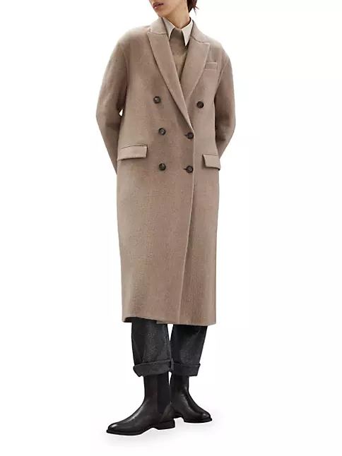 Brunello CUCINELLI Hand-Crafted Double Cloth Coat