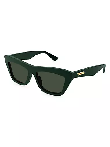 Bottega Veneta® Women's Classic Metal Square Sunglasses in Green