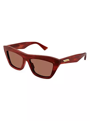 Classic Ribbon 55MM Cat-Eye Sunglasses