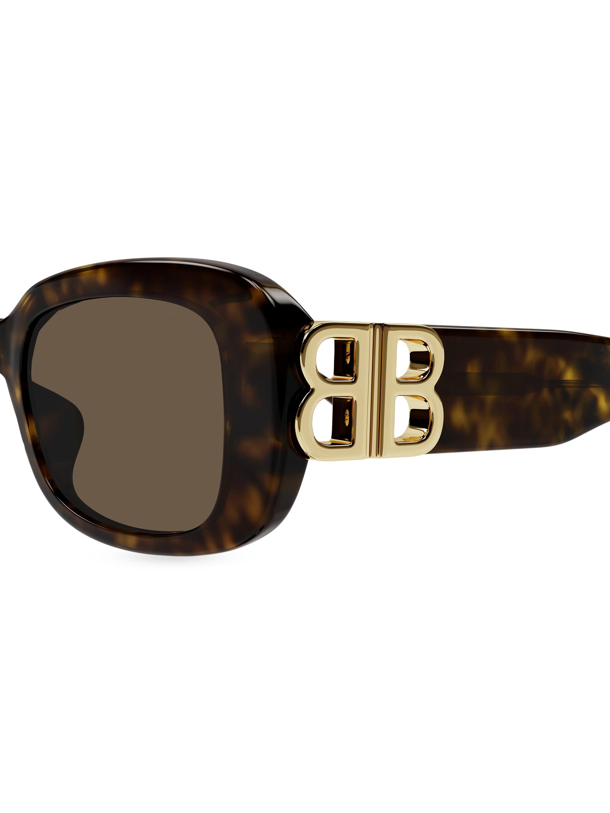 Balenciaga Dynasty 53MM Rectangular Sunglasses | Saks Fifth Avenue