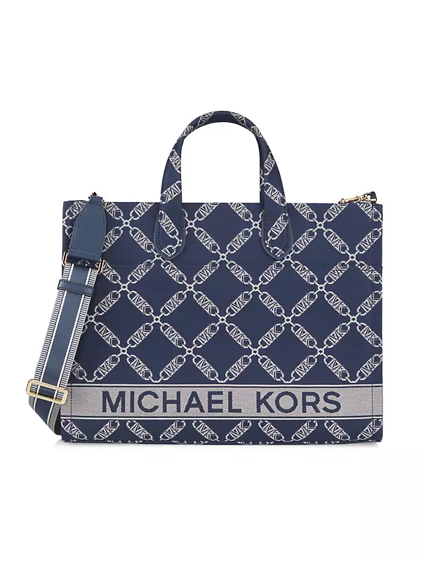 Michael Kors Large Logo Tote & Matching Wristlet Wallet – Designer