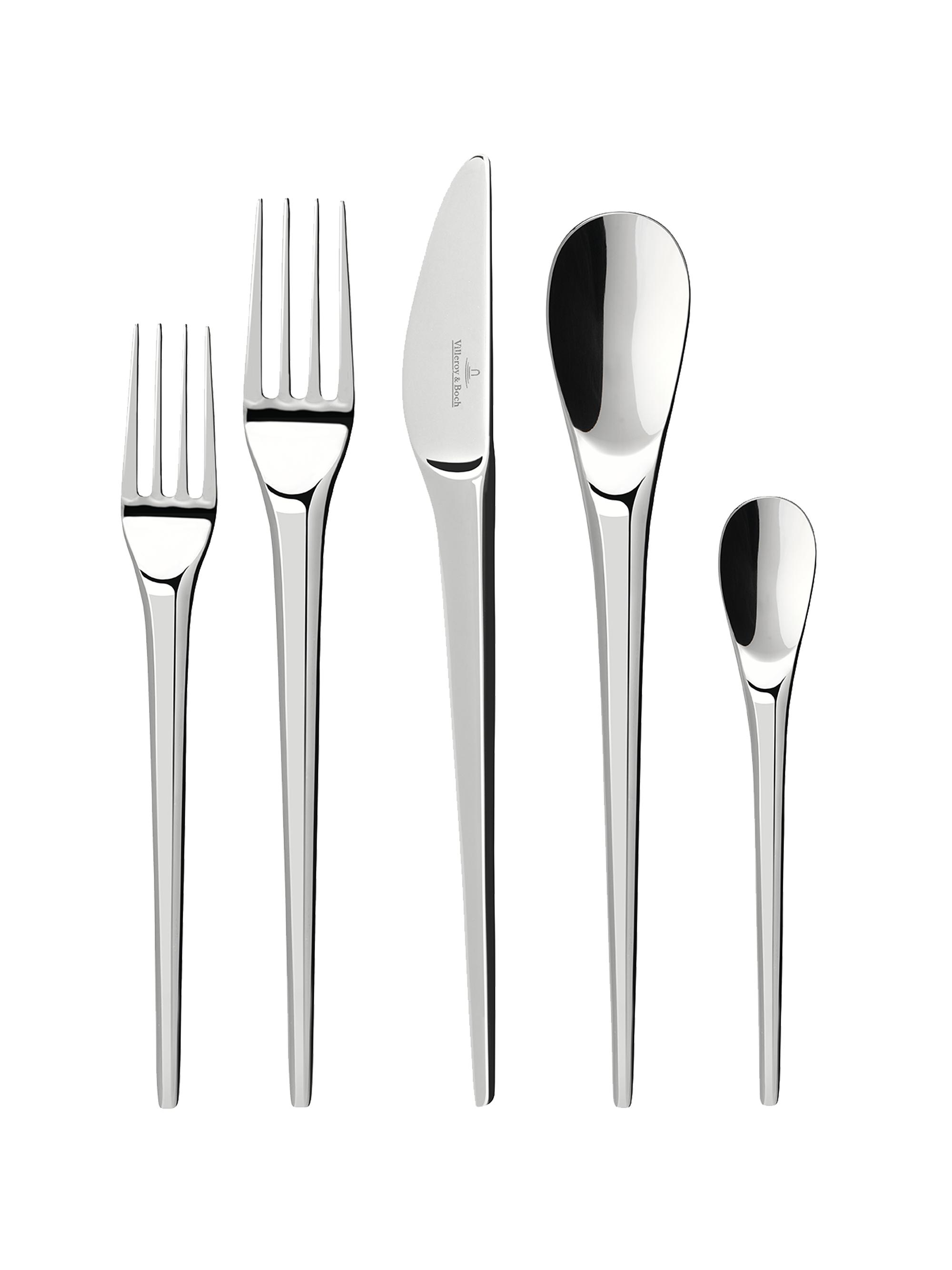 Villeroy & Boch NewMoon Cutlery 5 Piece Place Setting