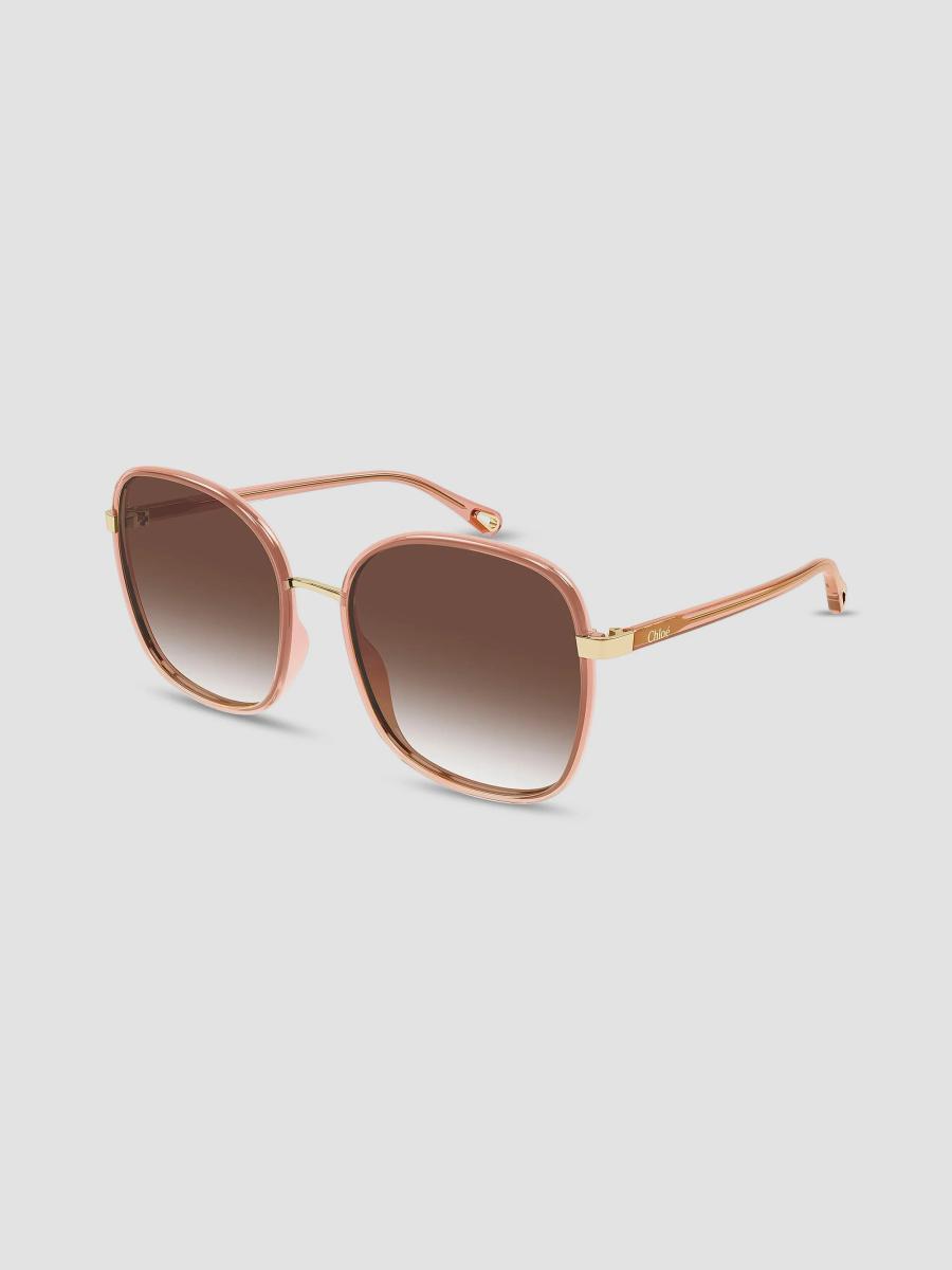 Chloé 59MM Gradient Square Sunglasses | Saks Fifth Avenue