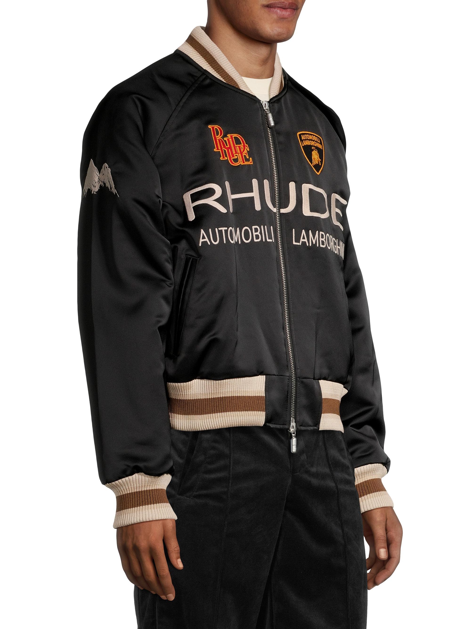 Rhude R H U D E x Lamborghini Awakening Carta Bomber Jacket | Saks