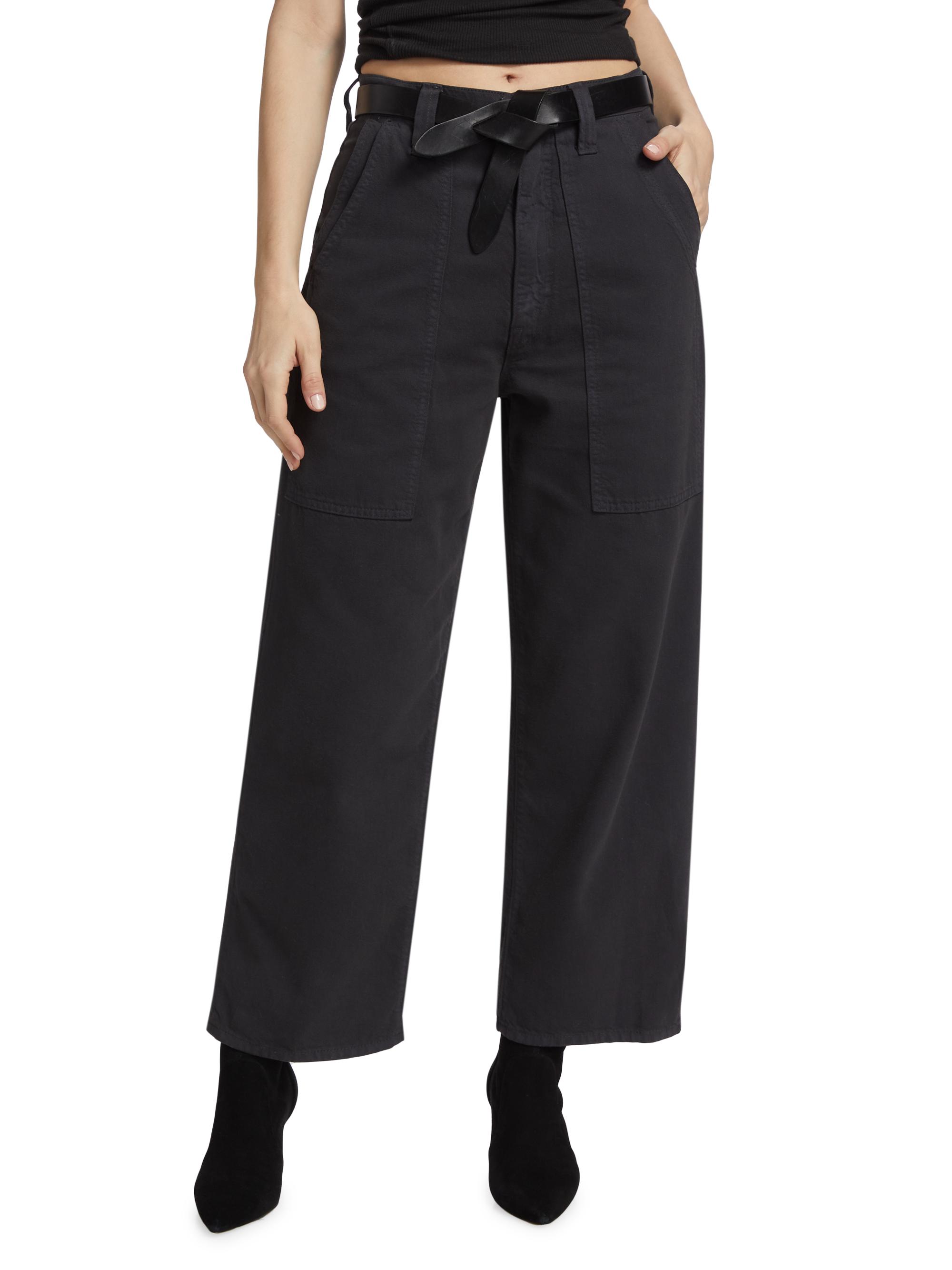 Mother Quartet Breaker Flood Pants | Saks Fifth Avenue