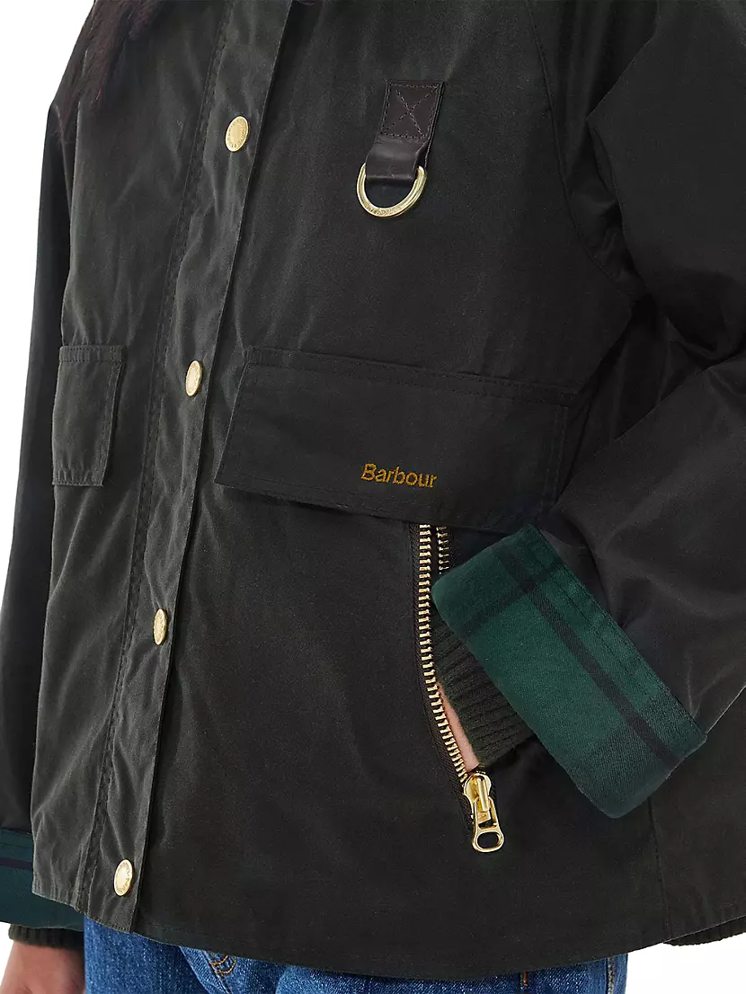 Shop Barbour Catton Waxed Cotton Jacket | Saks Fifth Avenue