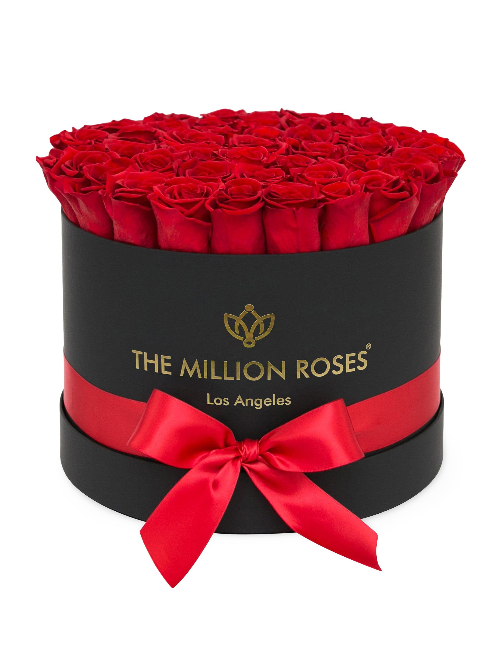 The Million Roses Roses in Supreme Box - Red