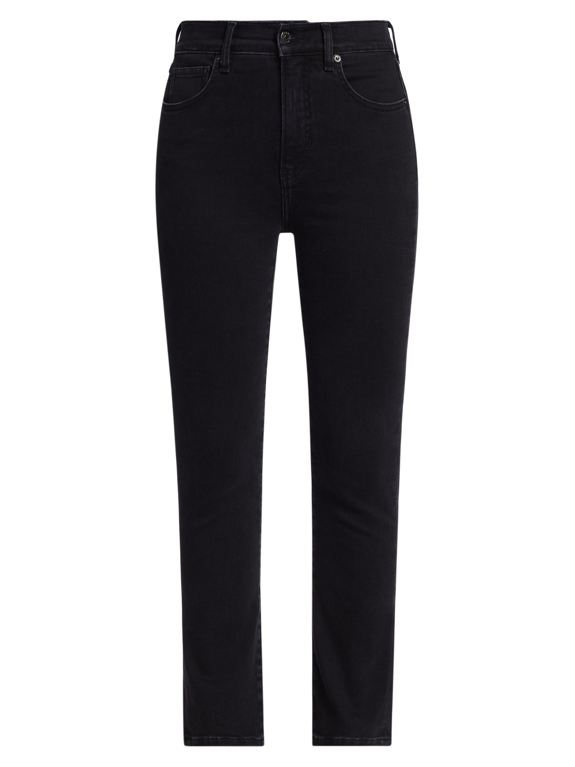 Veronica Beard Women's Carly High-Rise Stretch Kick Flare Jeans - Washed Onyx