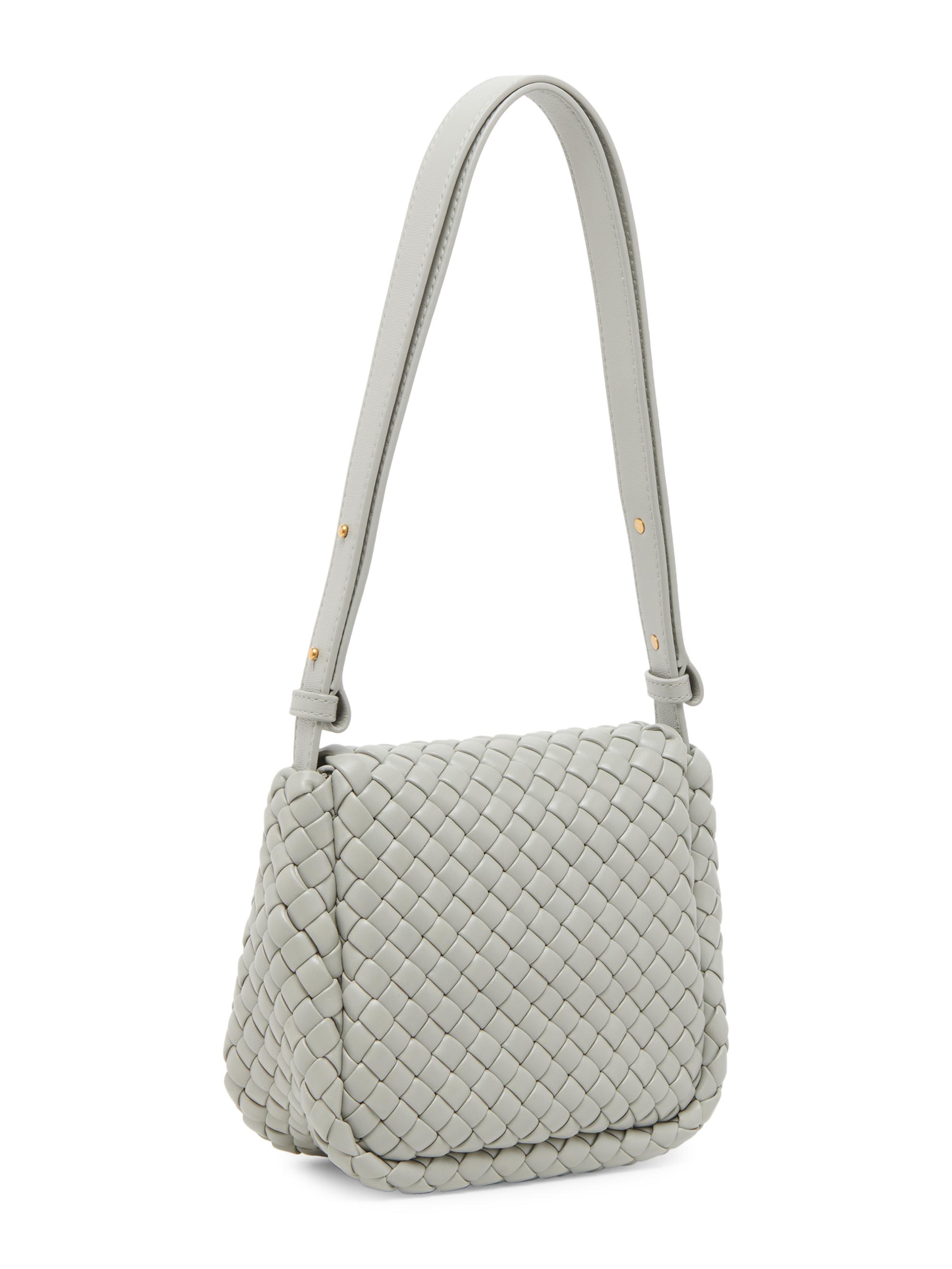 小物 BOTTEGA VENETA Bottega Veneta Parakeet Green Intrecciato Woven Leather Mini