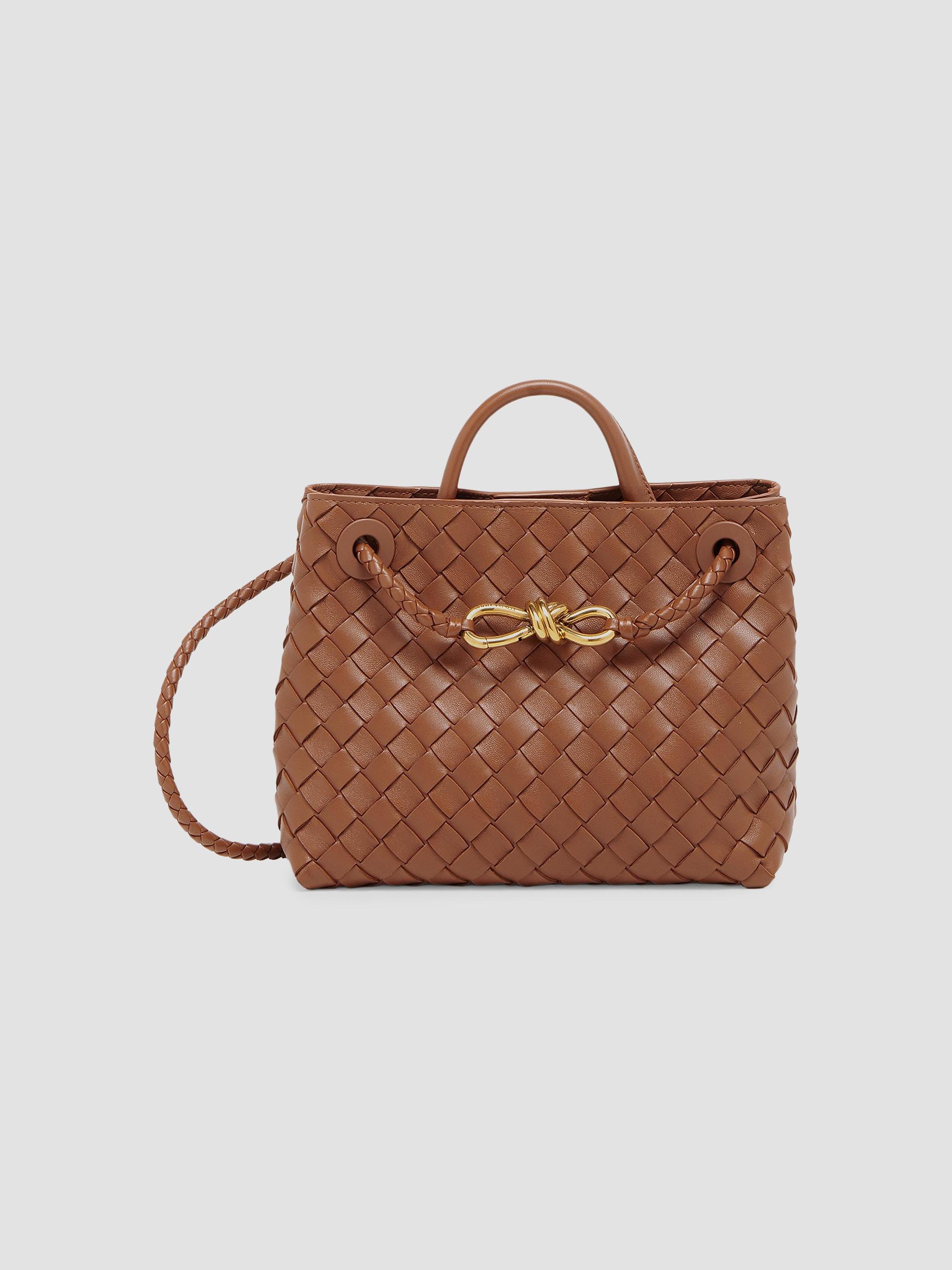 Bottega Veneta The Medium Brown Newspaper Tote Bag | Saks Fifth Avenue