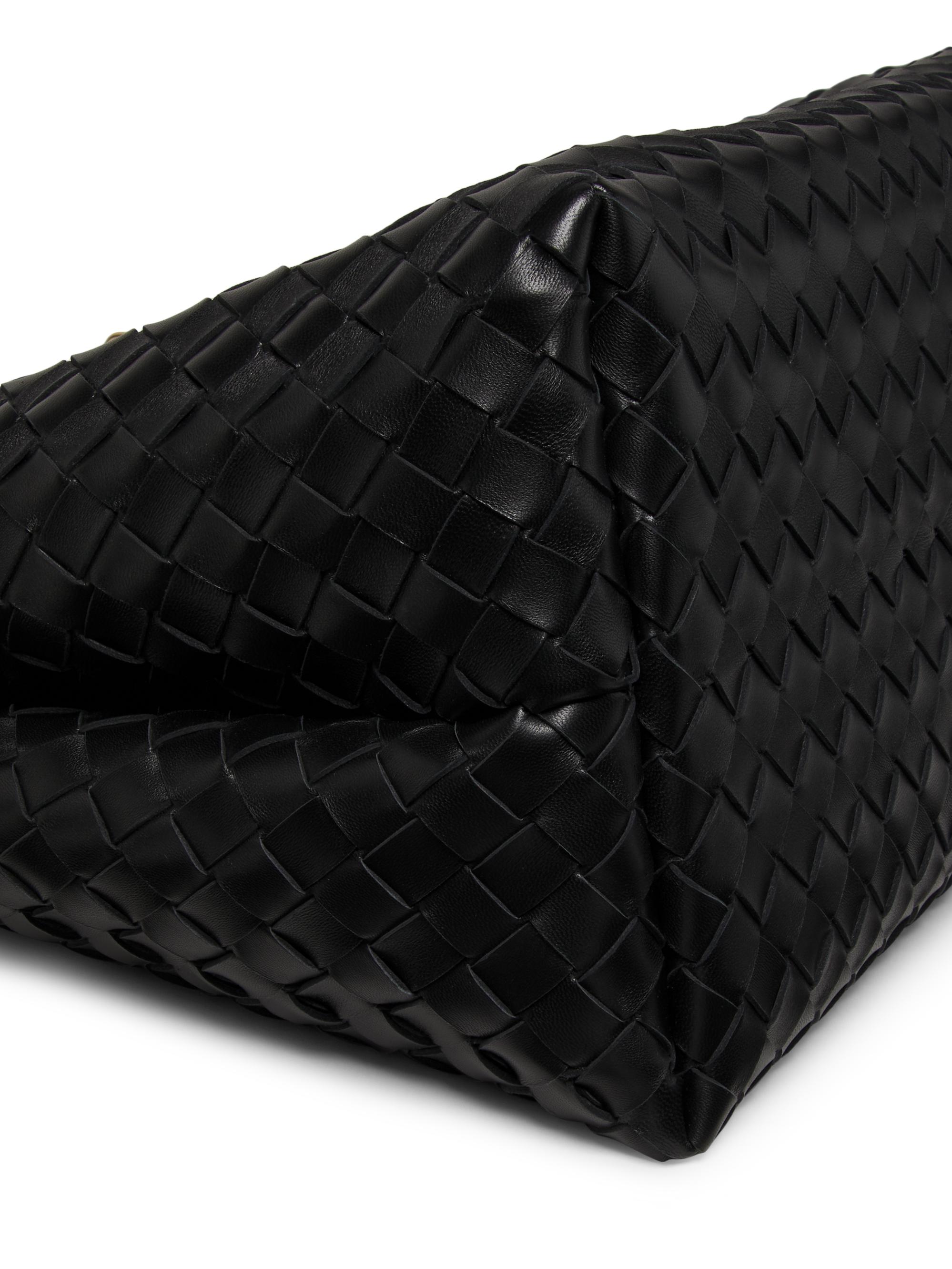 Bottega Veneta Large Andiamo Intrecciato Leather Top-Handle Bag