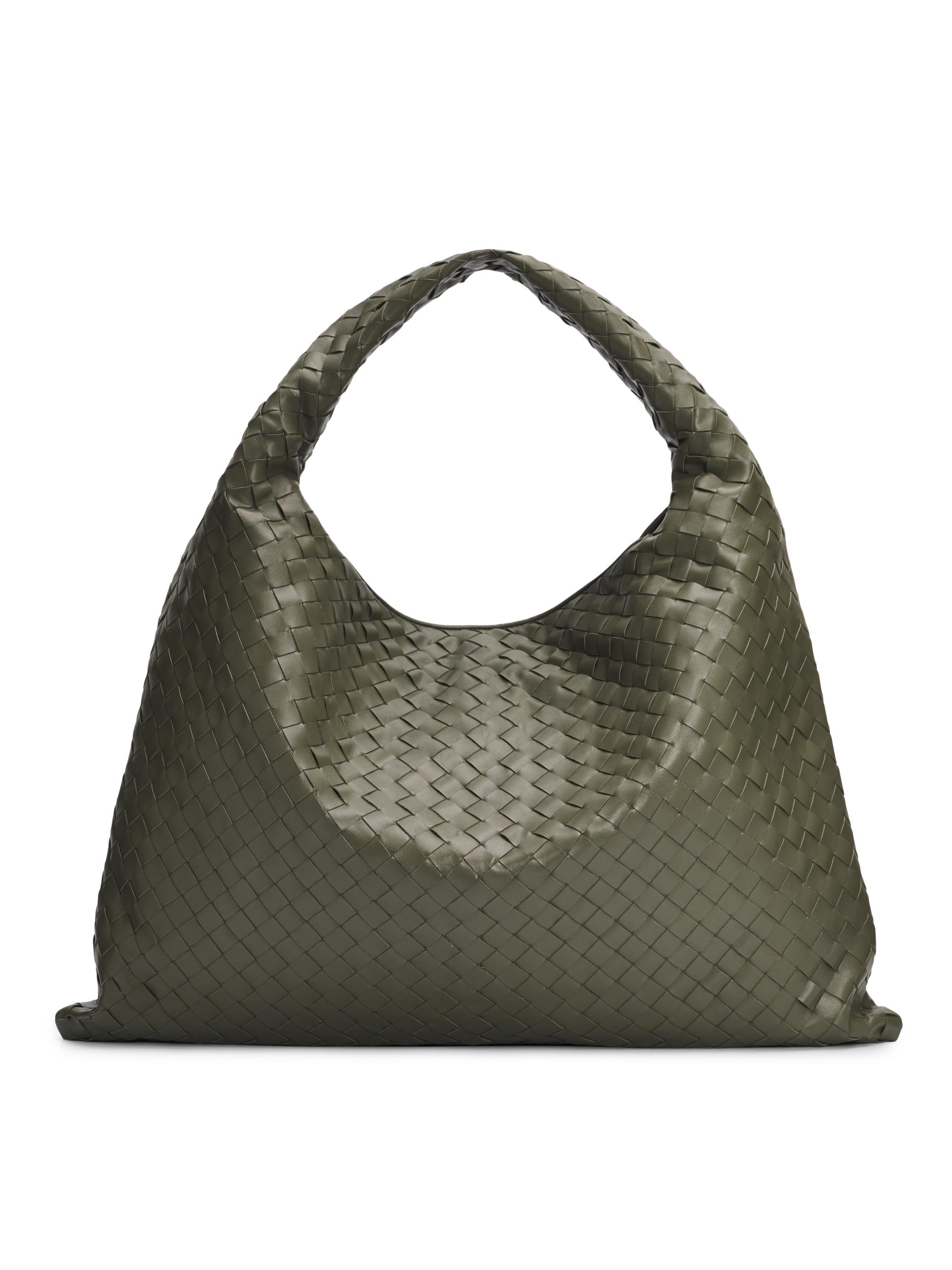Bottega Veneta Women's  Hop Leather Hobo Bag - Pickle Muse Brass