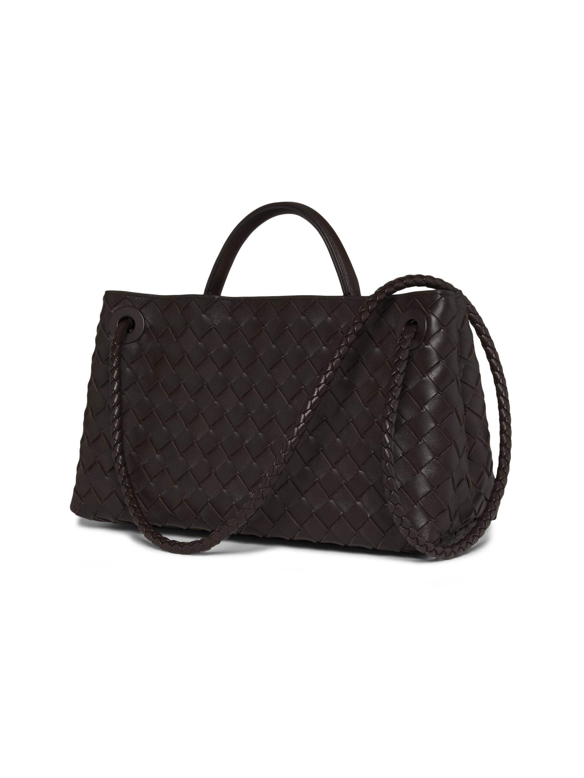 Bottega Veneta Small East-West Andiamo Intrecciato Leather