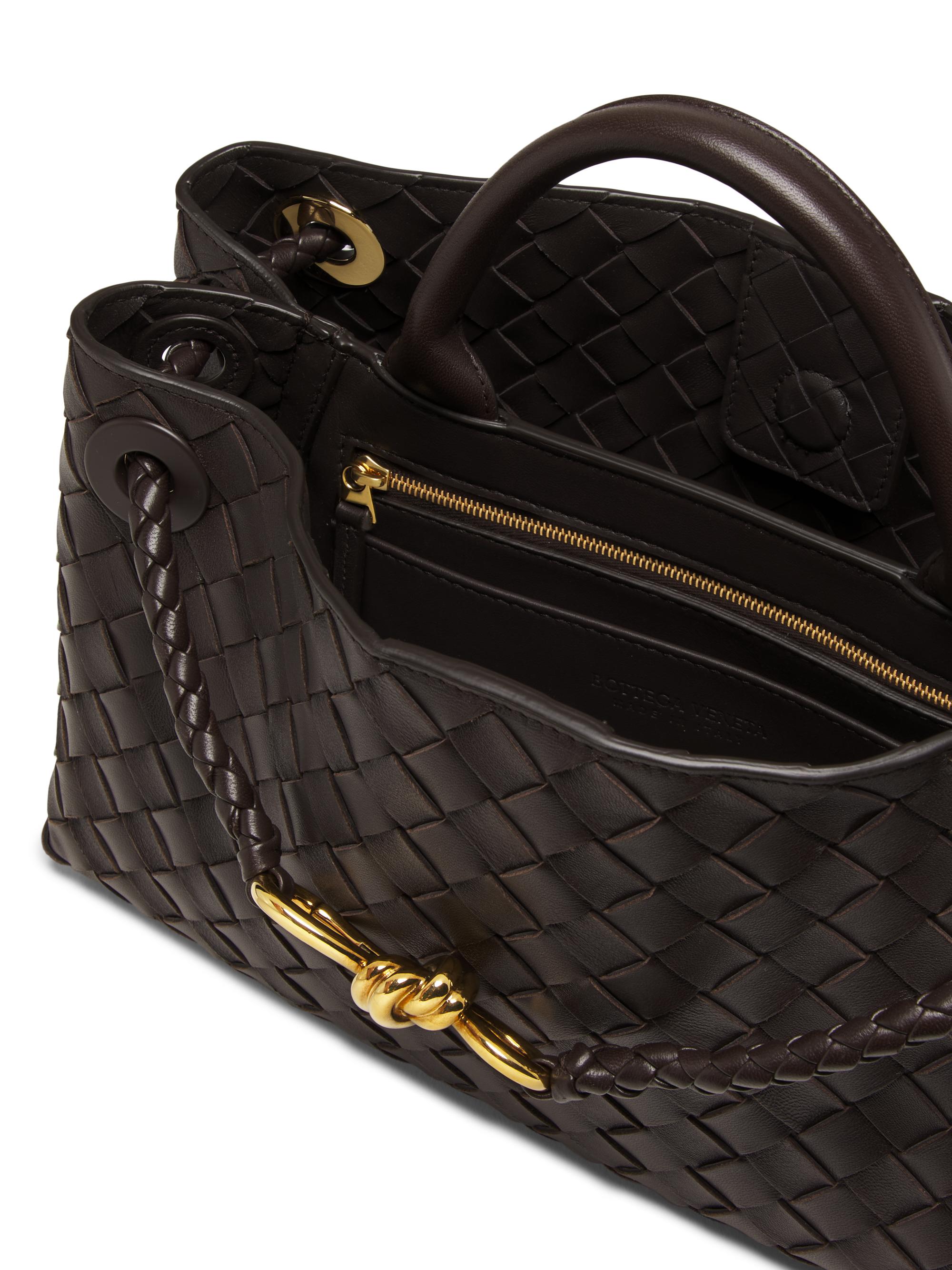 Bottega Veneta Small East-West Andiamo Intrecciato Leather