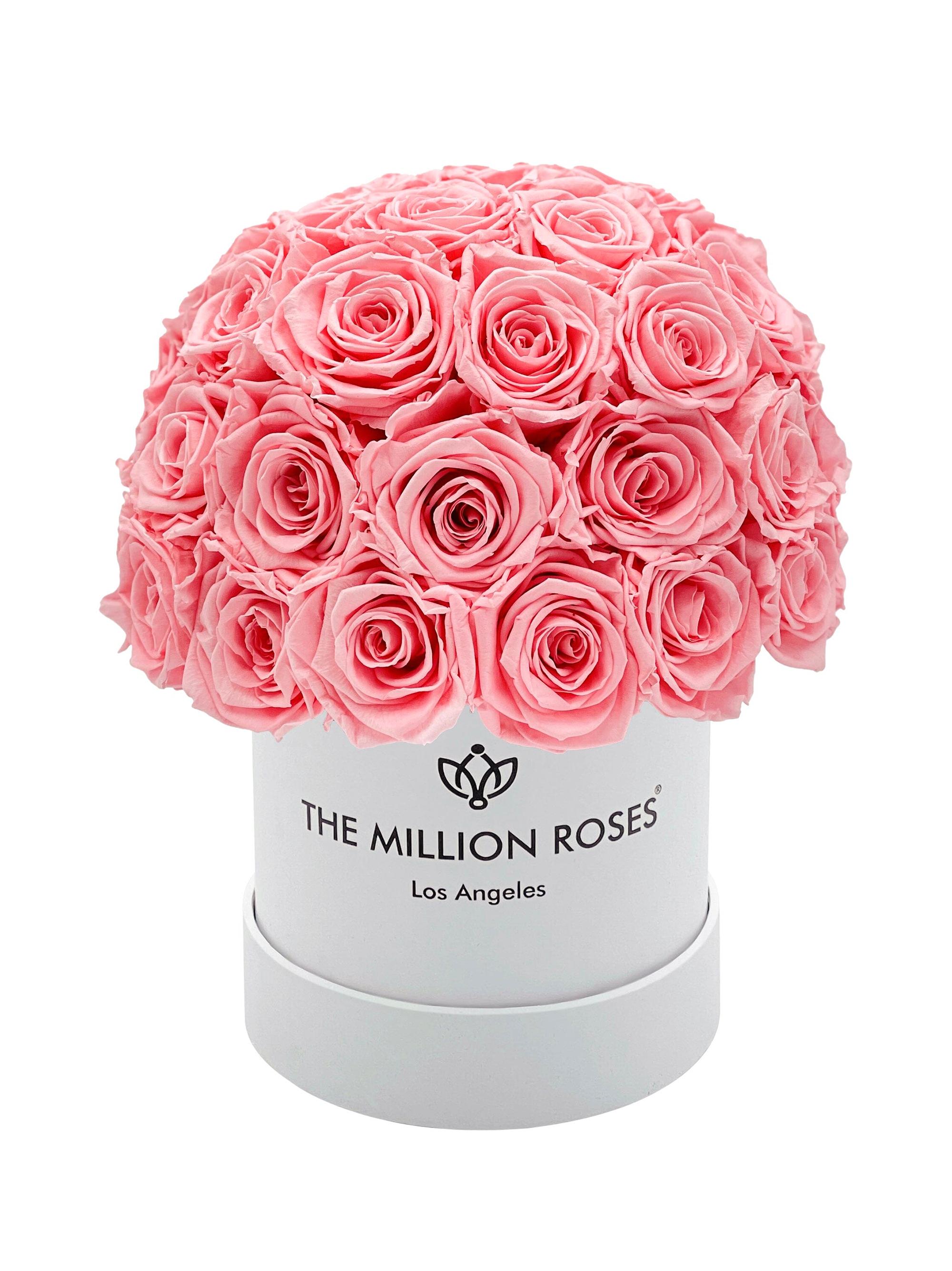 The Million Roses Basic Pink Roses Superdome Box - Light Pink
