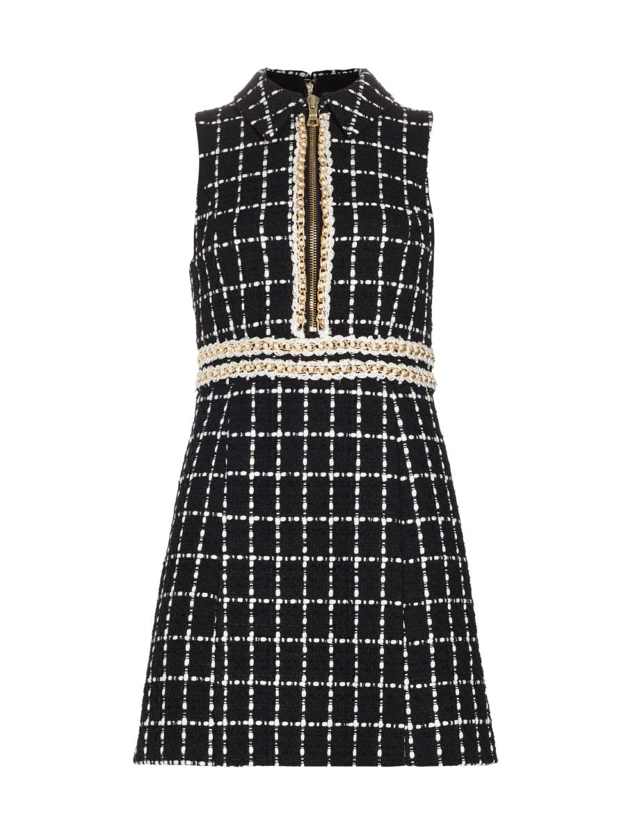◆Alice+Olivia◆チェック ツイード ジャケット 送料込 Alice + Olivia Ellis Threaded Check Minidress | Saks Fifth