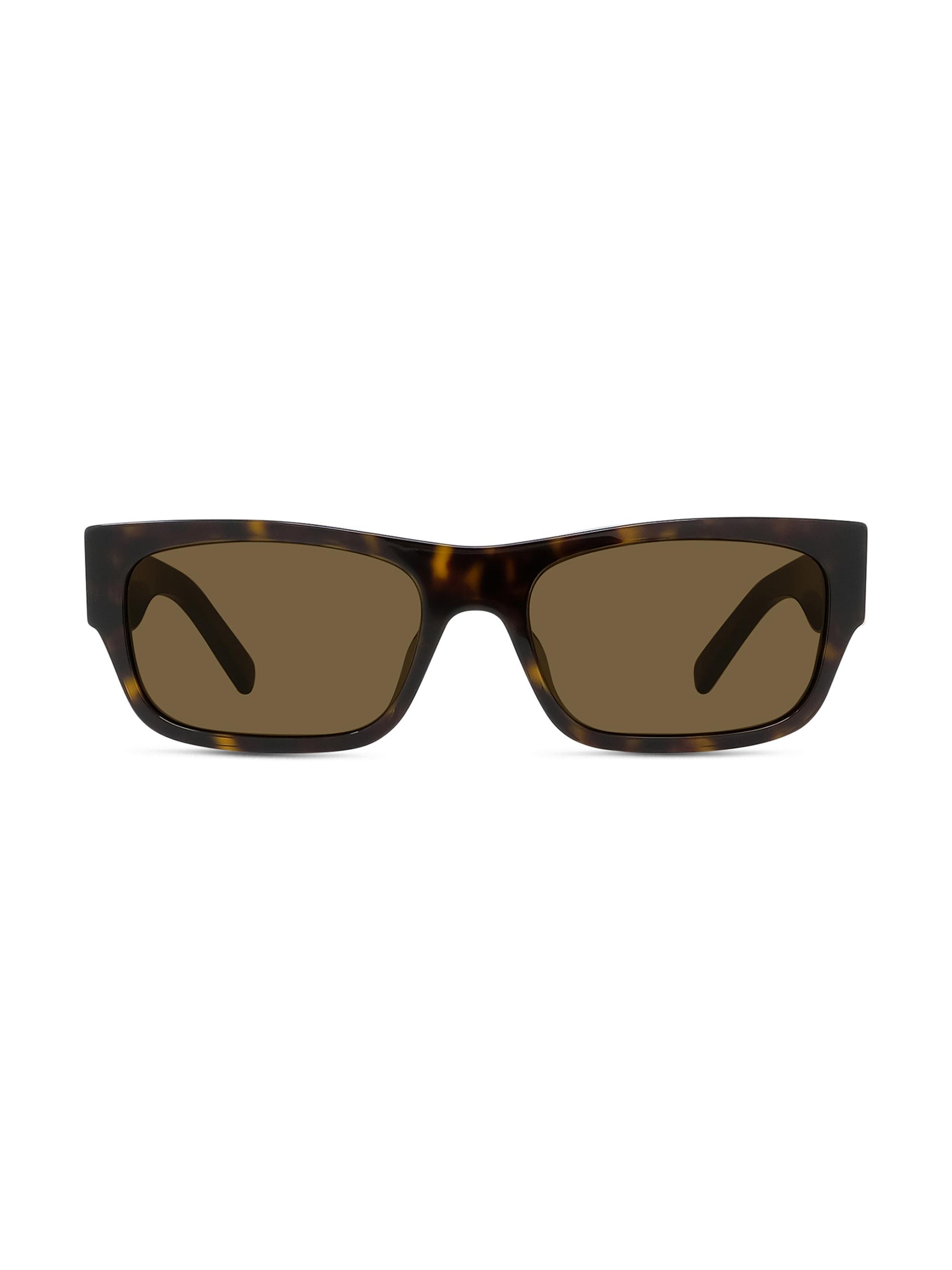 Givenchy Women's 4G 56MM Rectangular Sunglasses - Dark Havana