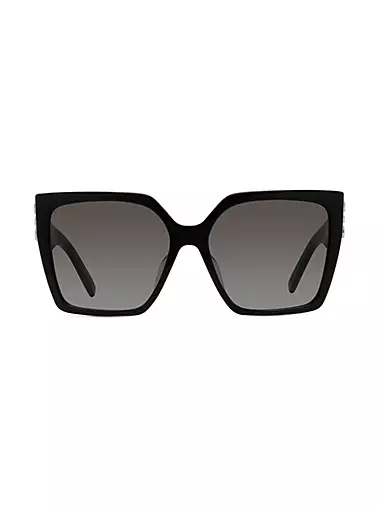 4G 57MM Square Sunglasses