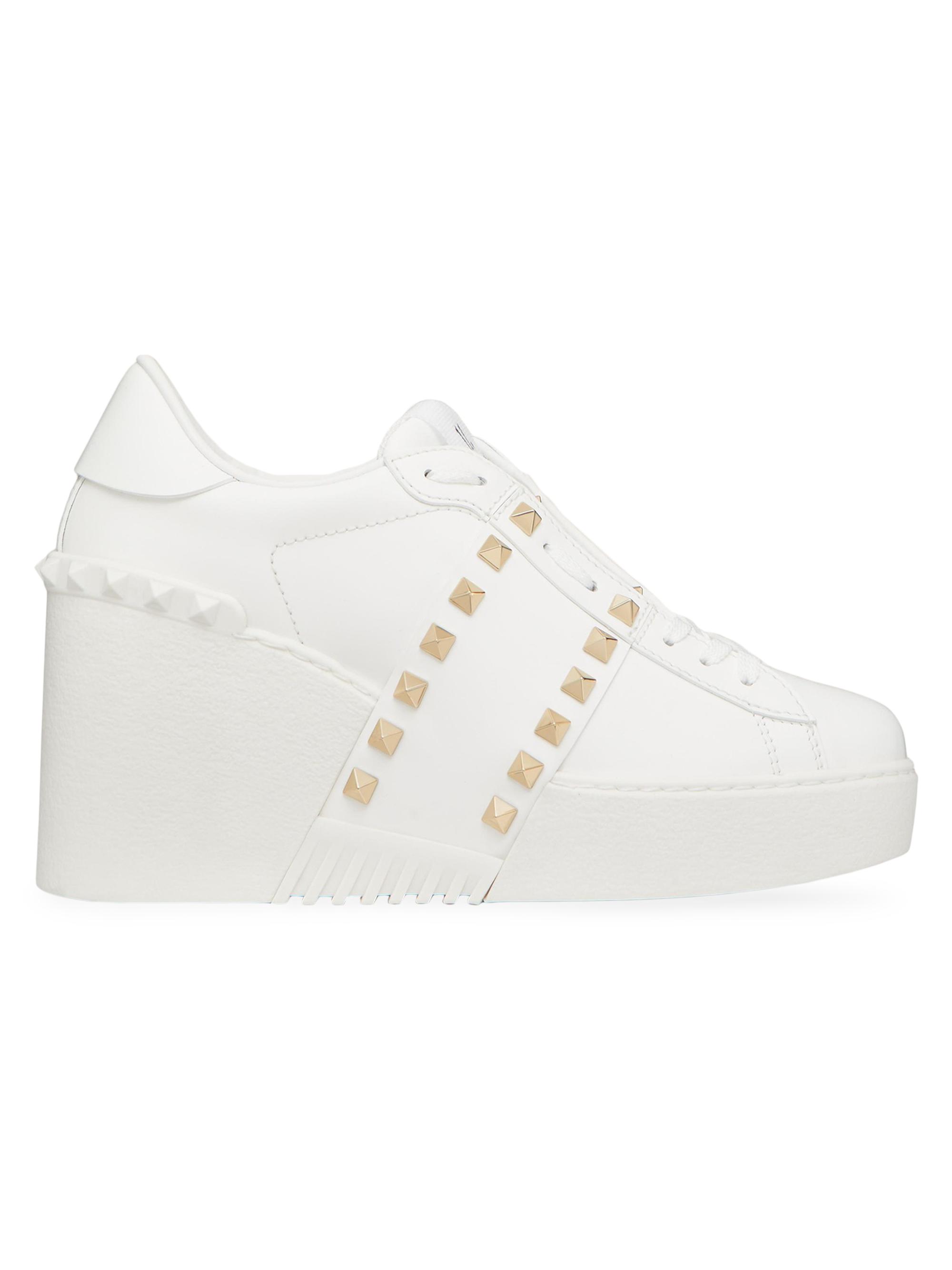  , , Valentino 5点 set Valentino Garavani Open Disco Wedge Sneakers In Calfskin | Saks