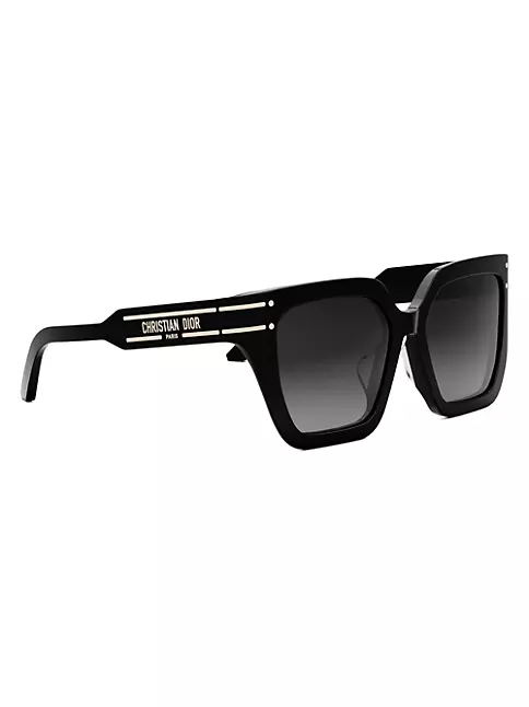 Pre-owned Chanel Butterfly Sunglasses In Black