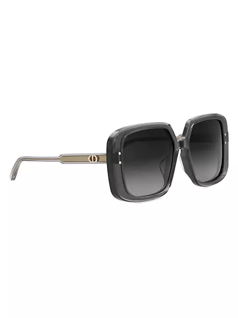 CD Diamond S3F Black Square Sunglasses