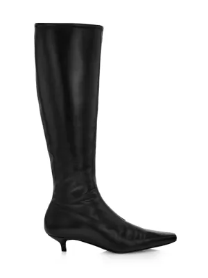50mm Leather Tall Boots
