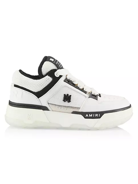 AMIRI, MA-1 Skate Leather Sneakers, WHITE/RED, Women