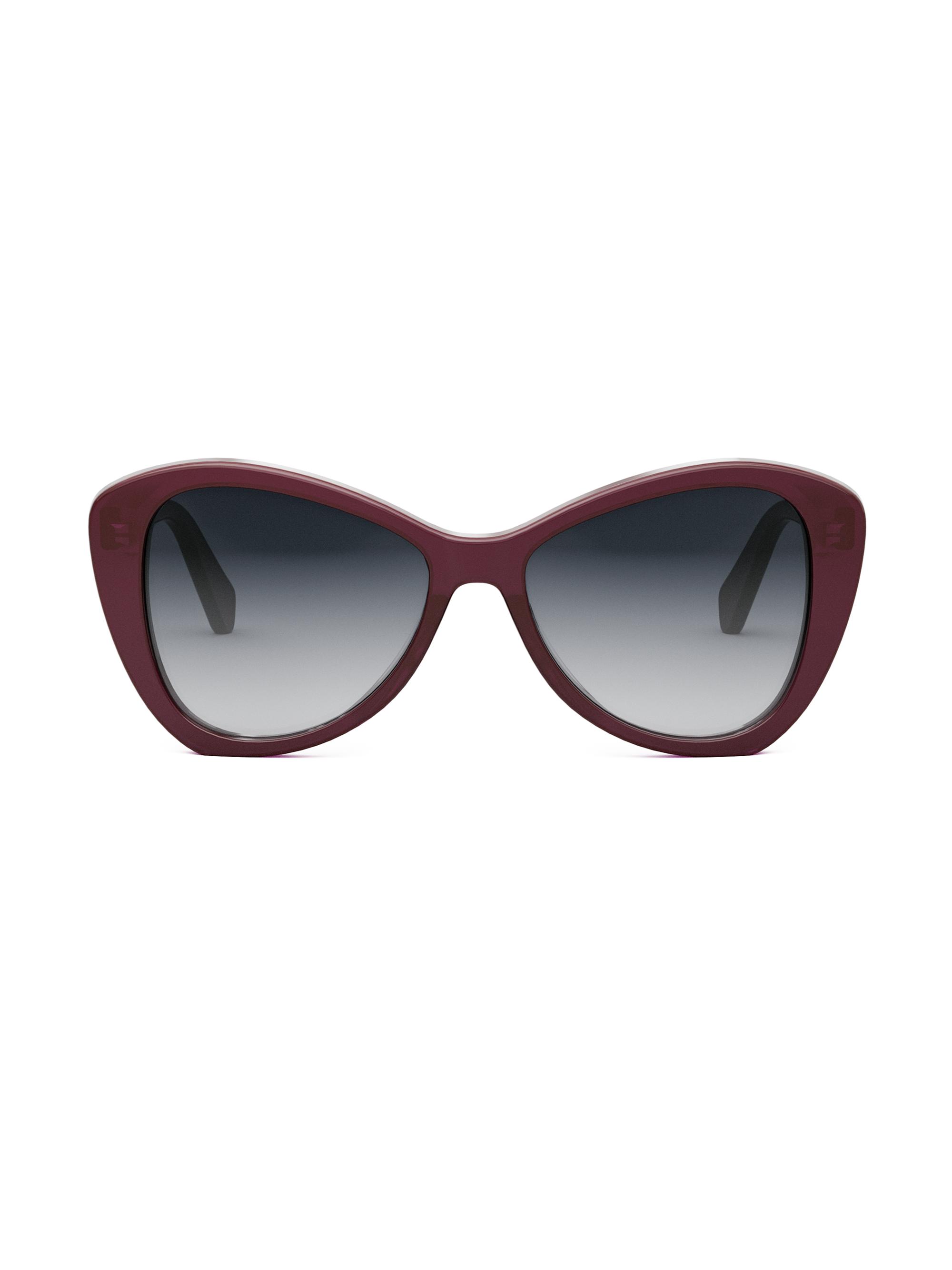 CELINE Women's Thin 55MM Butterfly Sunglasses - Bordeaux