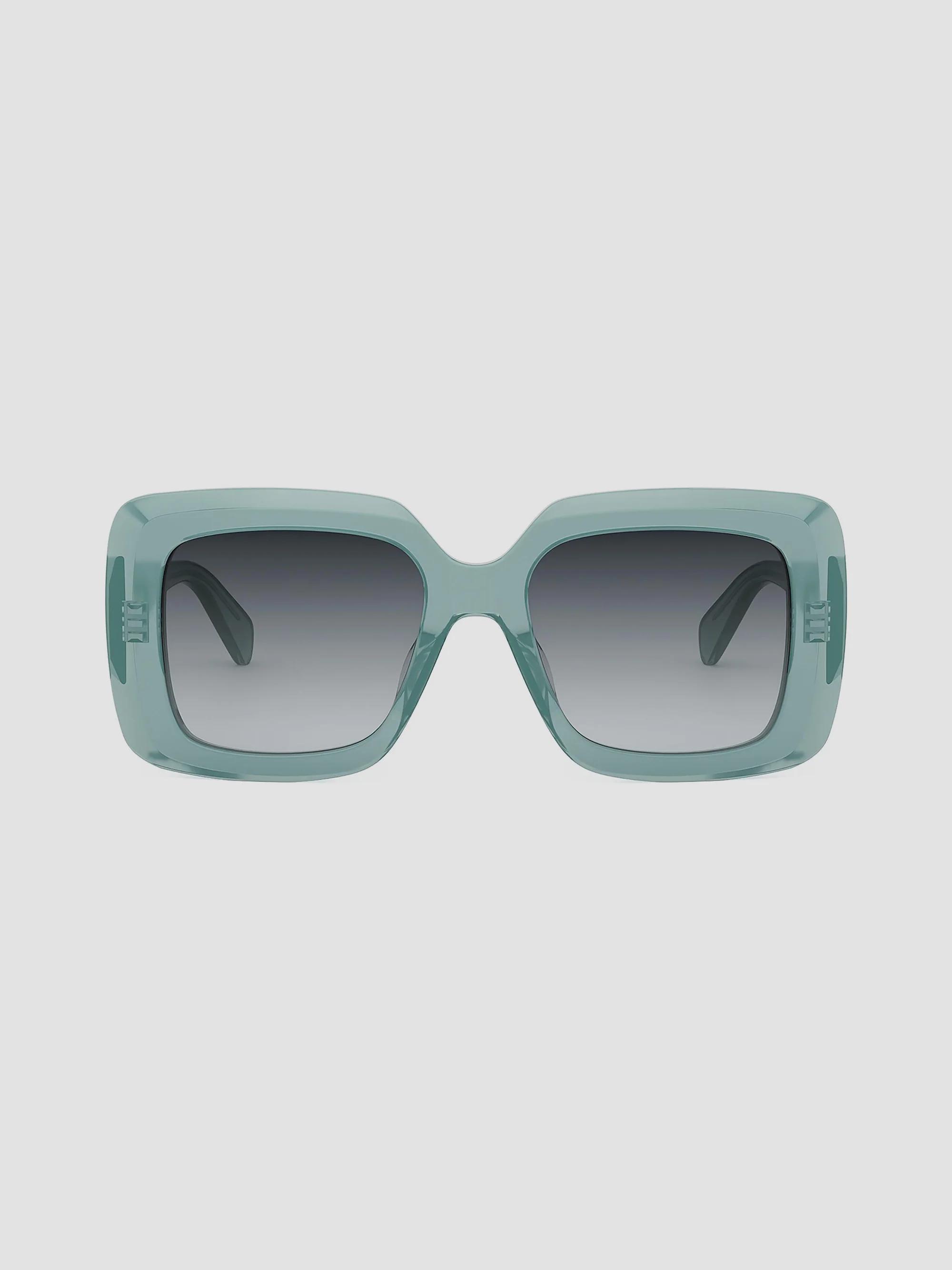 CELINE blue sunglasses oversized grey gradient CL400048F 84F cat eye MINT Cat-eye sunglasses in blue - Celine Eyewear | Mytheresa main image 3