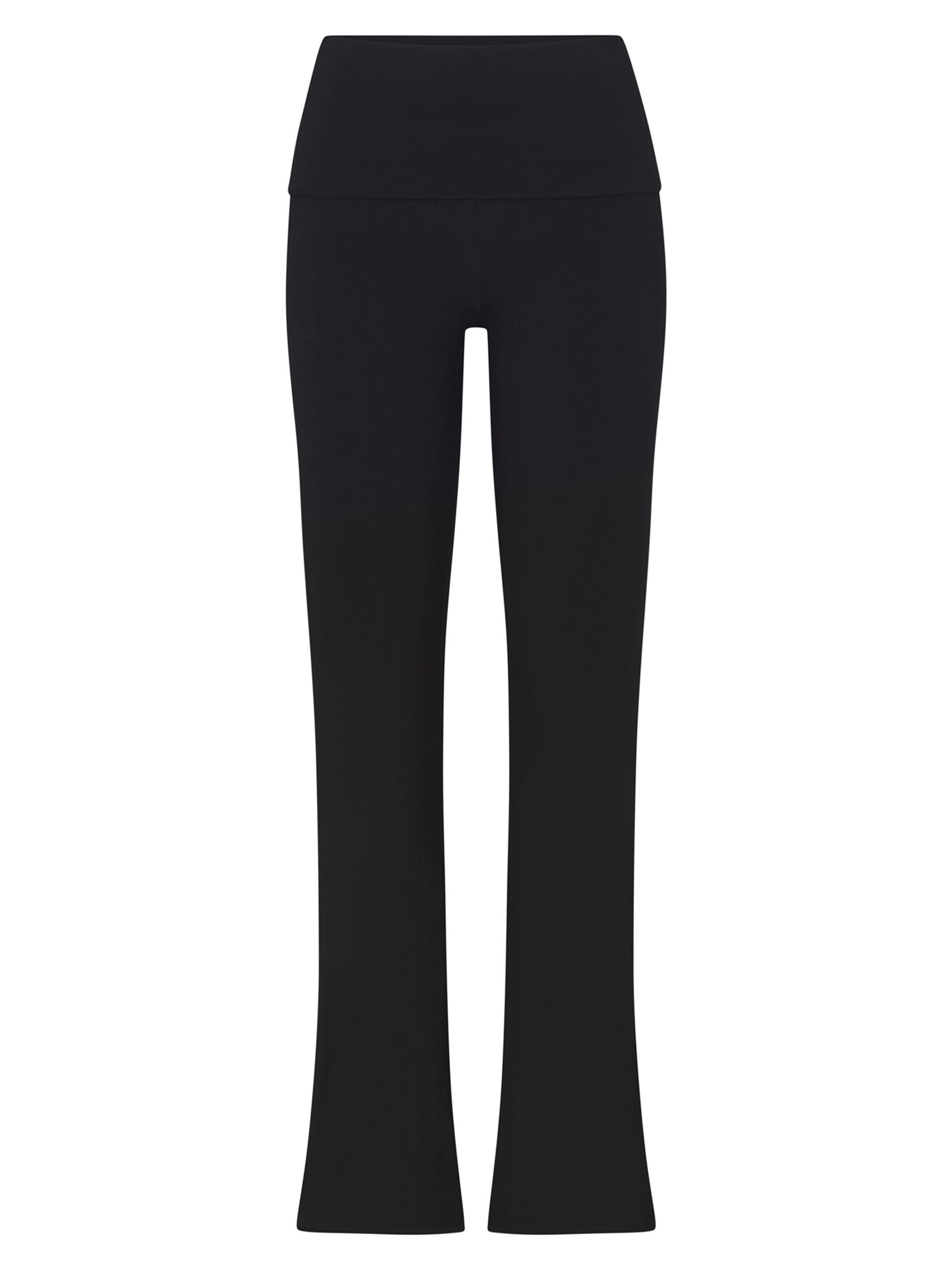 Cotton Jersey Foldover Pants