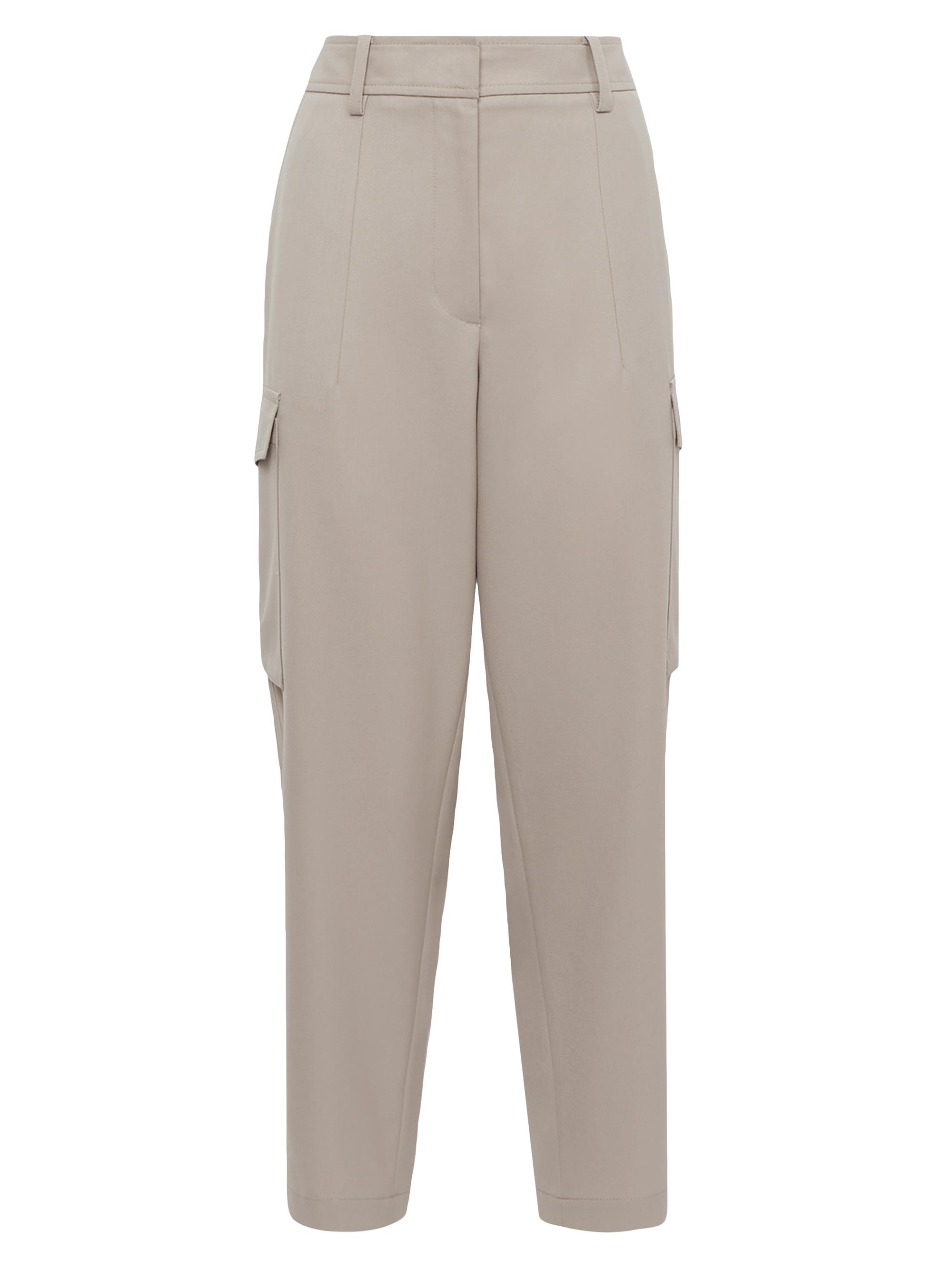 Reiss Women's Violet Wool-Blend Tapered Pants