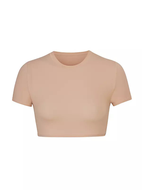SKIMS Fits Everybody Long Sleeve T-Shirt in Copper M Size M - $110 New With  Tags - From Matilda