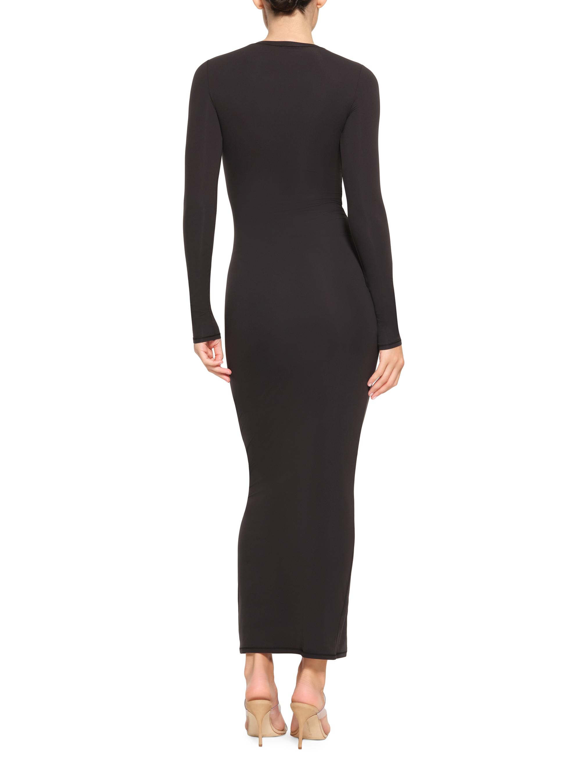 SKIMS Fits Everybody Crewneck Long-Sleeve Dress | Saks Fifth Avenue