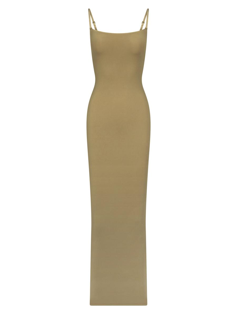 FITS EVERYBODY LONG SLIP DRESS | ONYX