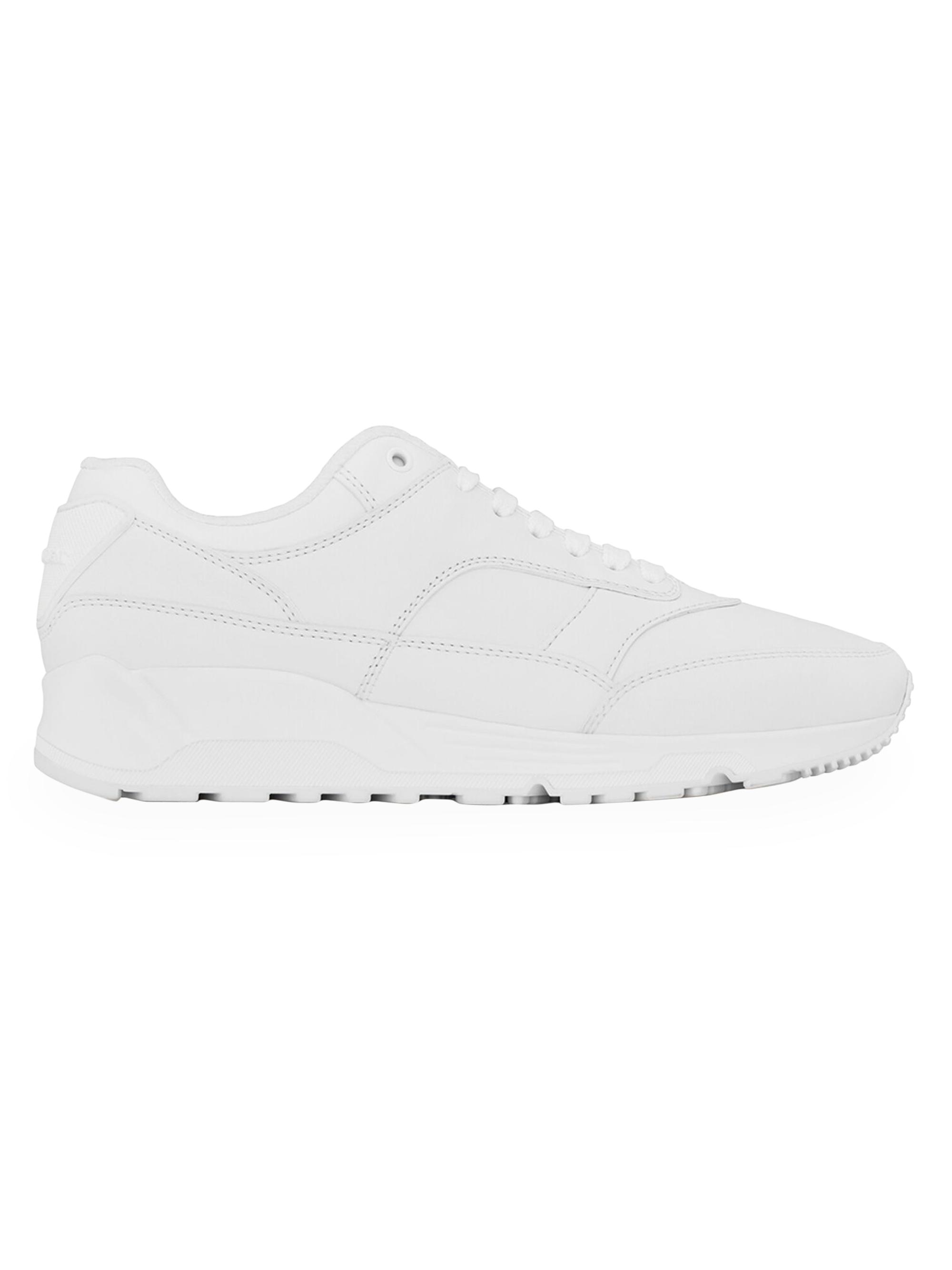 Saint Laurent Men's Bump Sneakers In Smooth Leather - White
