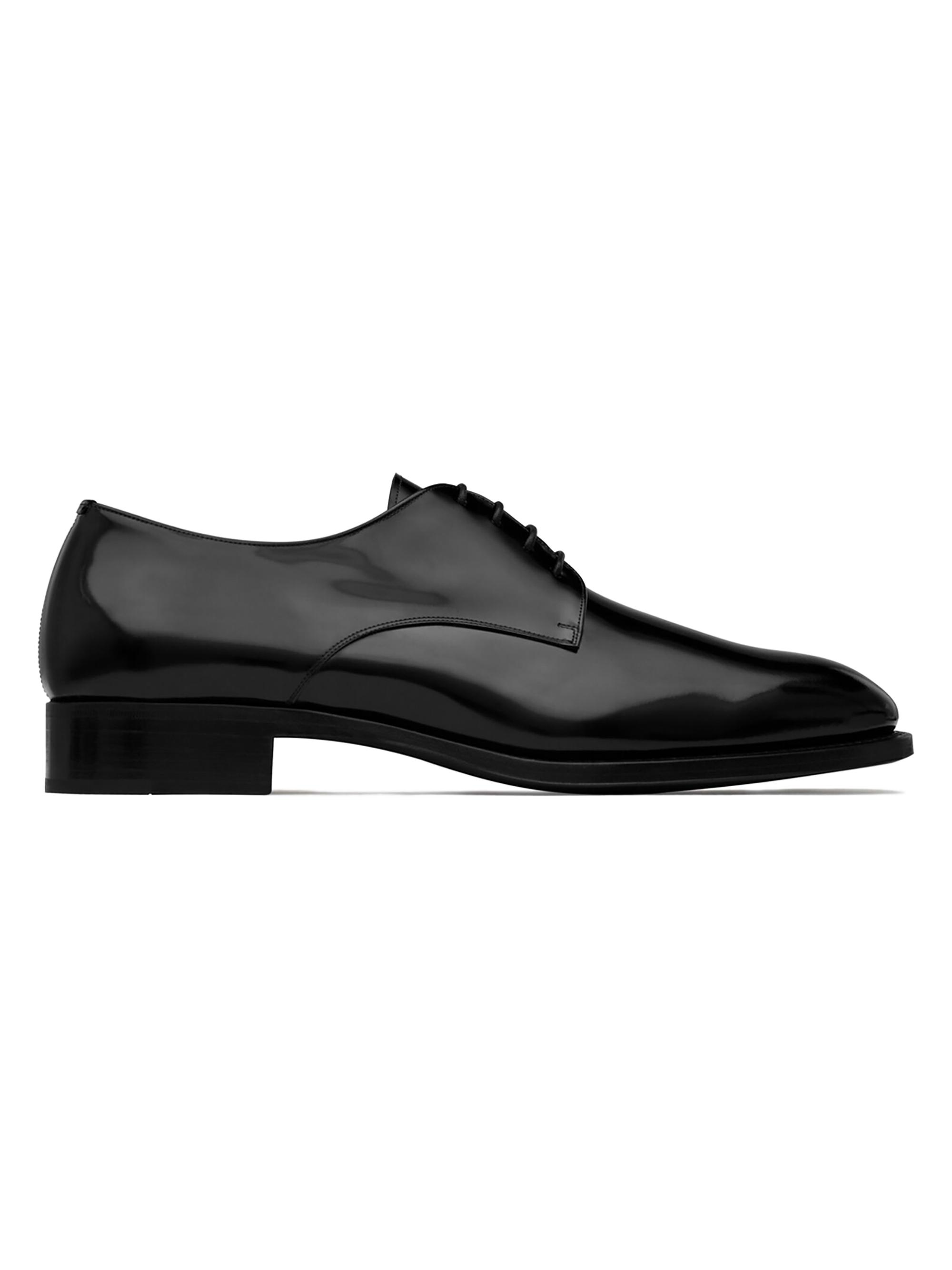 Saint Laurent Jean Derbies in Patent Leather | Saks Fifth Avenue