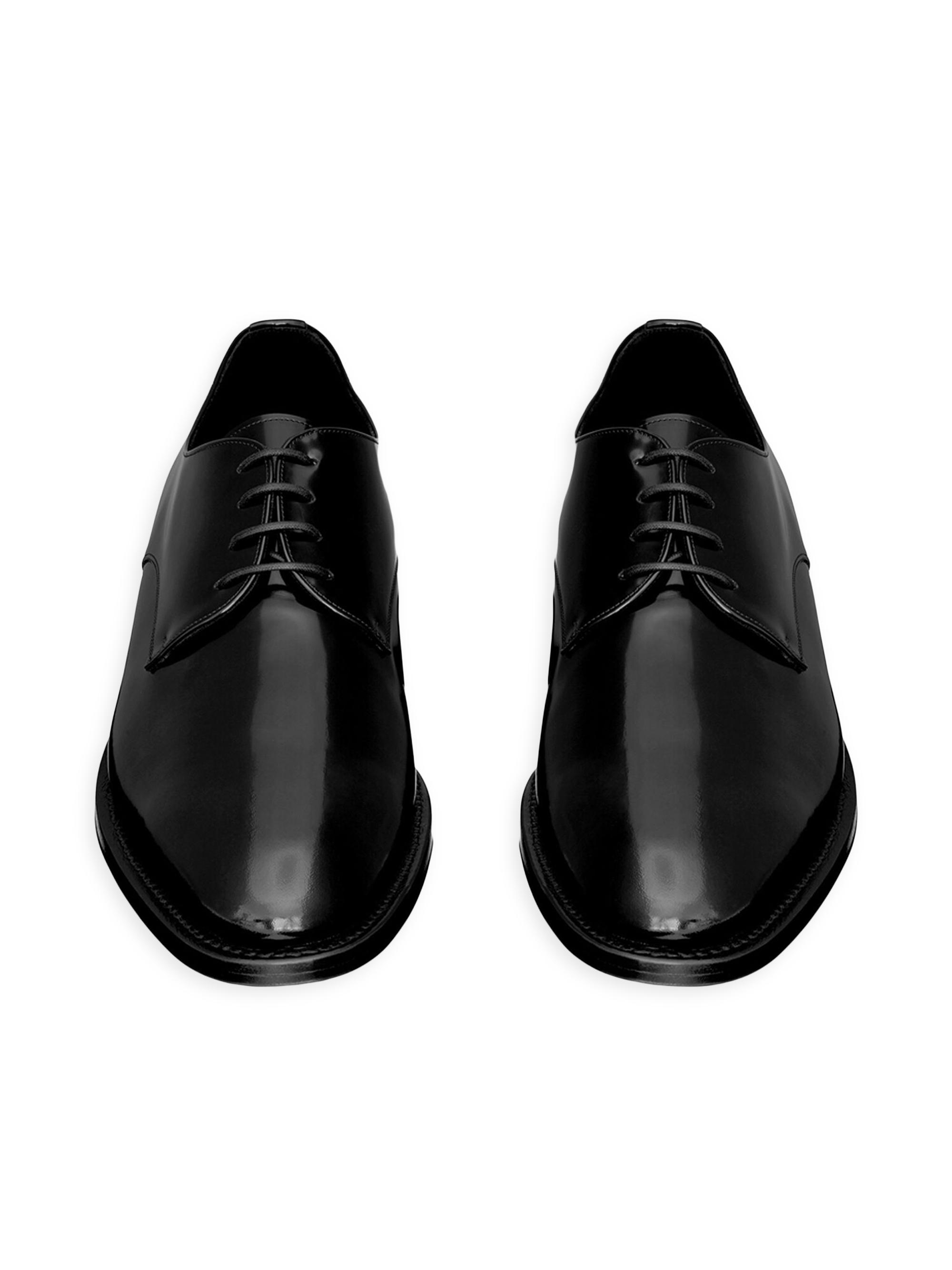 Saint Laurent Adrien Derbies in Glazed Leather | Saks Fifth  display picture 1