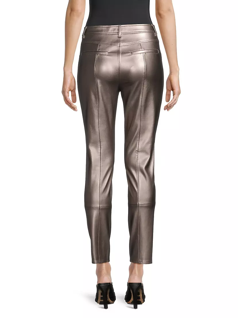 Milly Rue Vegan Leather Pants