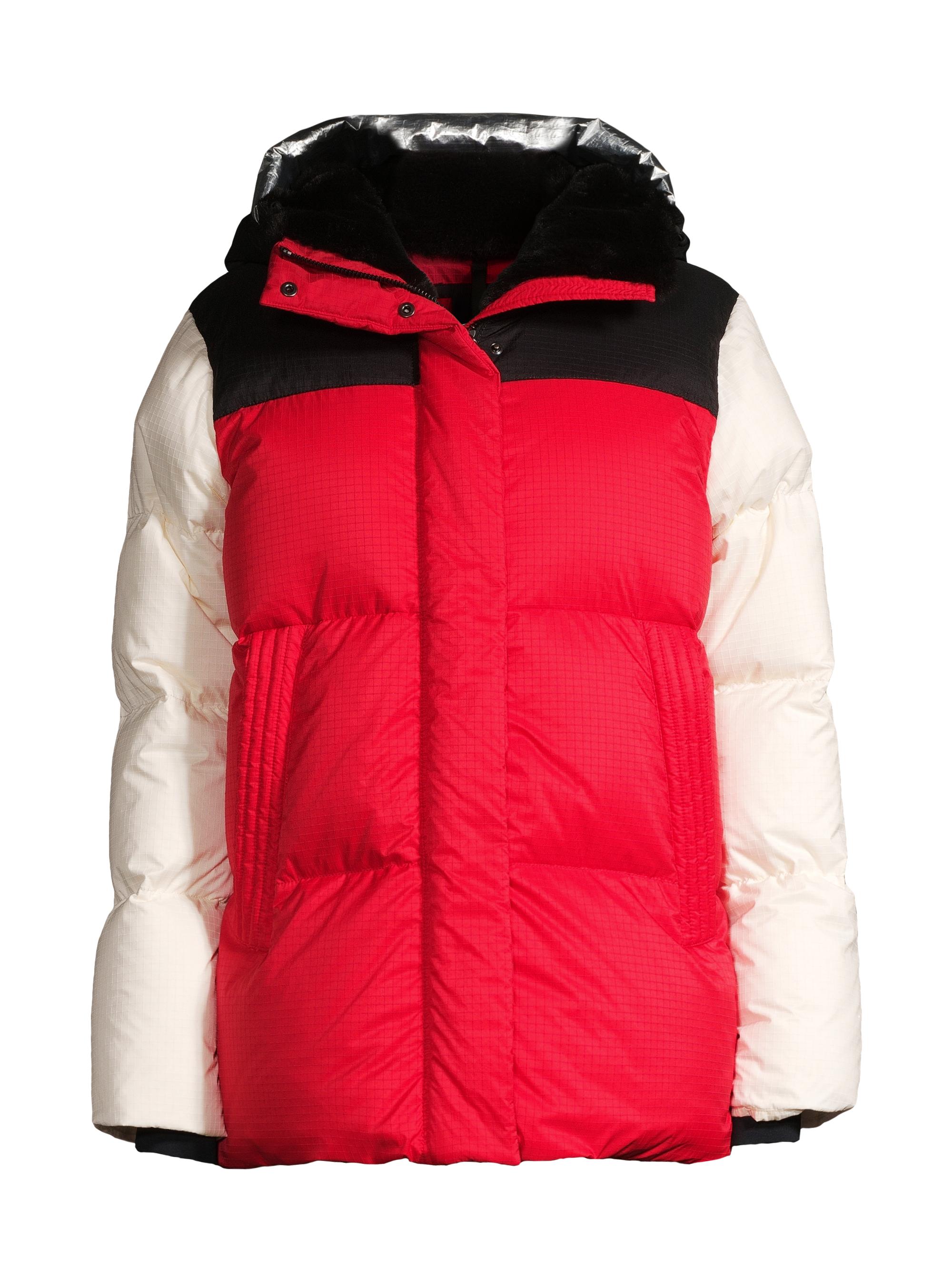 Head Sportswear Women's Colorblocked Ripstop Puffer Ski Jacket - Red