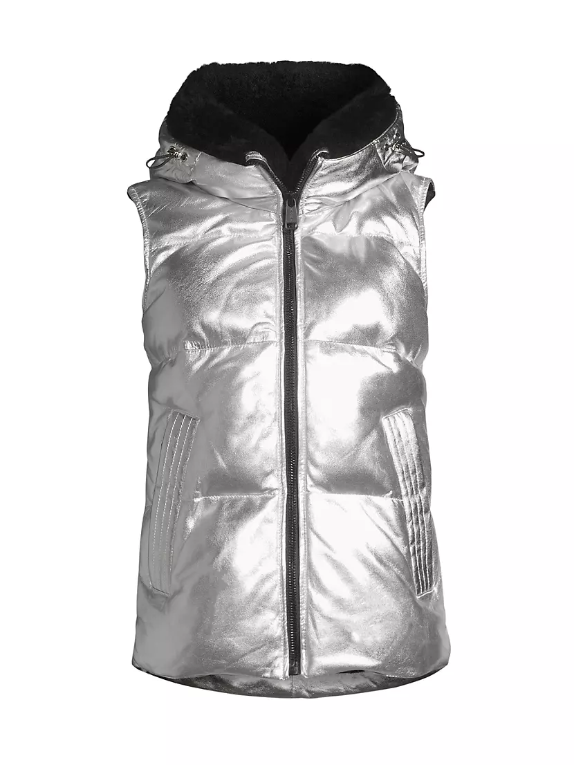 Shop Head Metallic Ski Fifth Fur | Vest Legacy Saks Sportswear Avenue & Leather