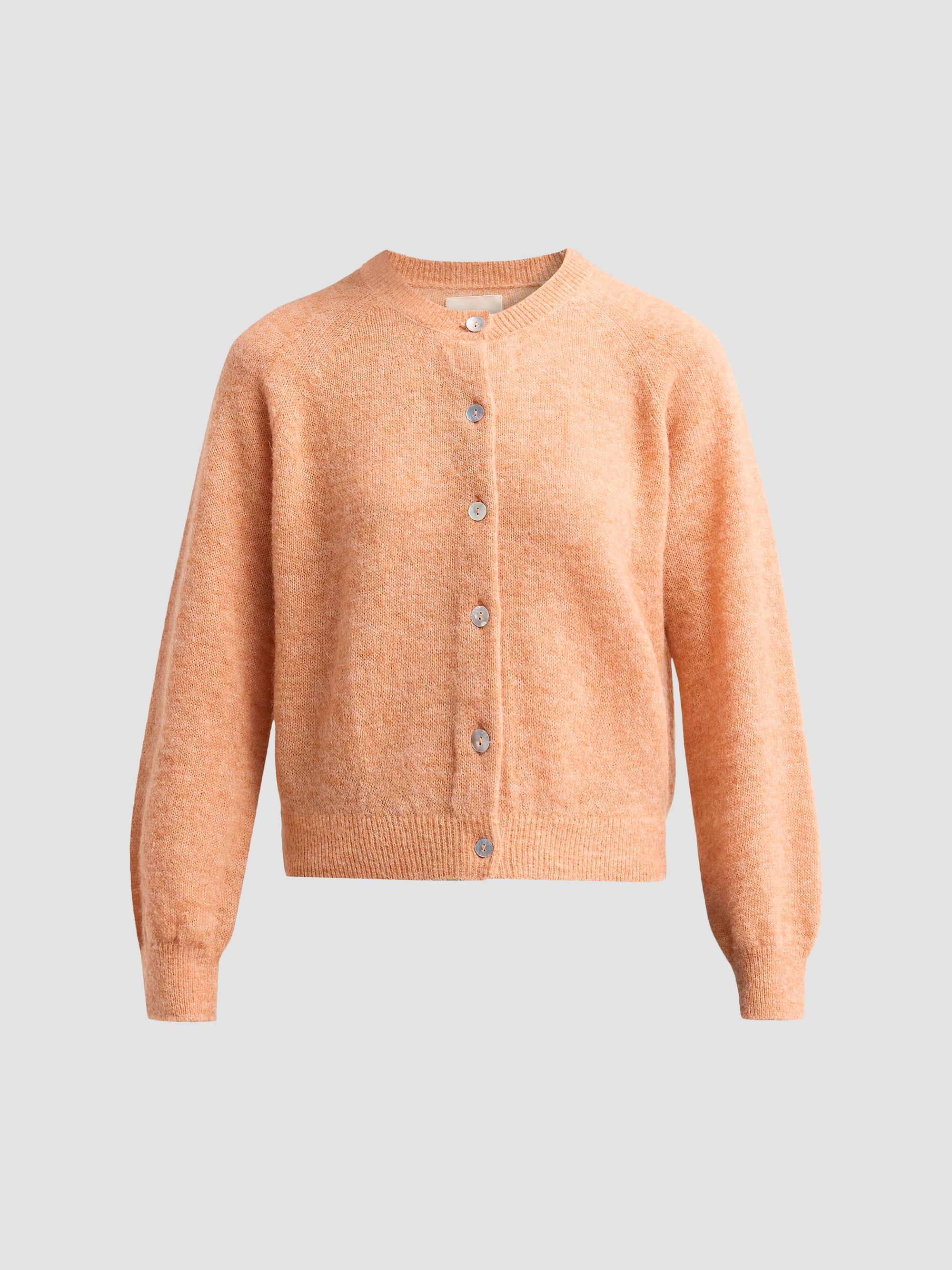 Scanlan Theodore Brushed Mohair-Blend Cardigan | Saks Fifth Avenue